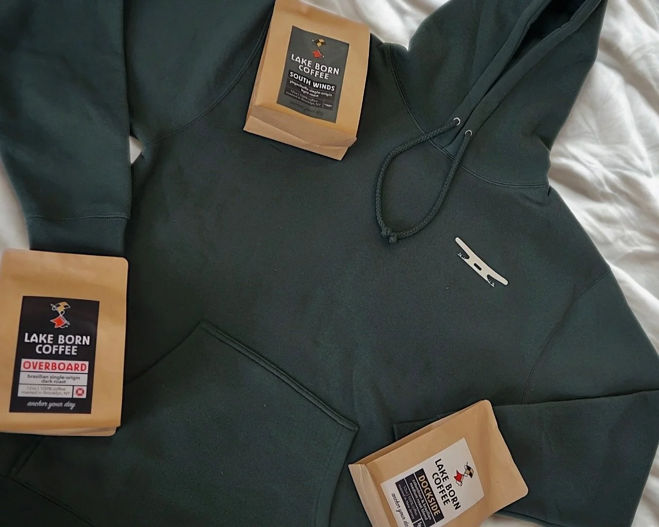 Outfit of the day: The essentials, obviously.

✨ Shop the look (&amp; the brew) at lakeborncoffee.com