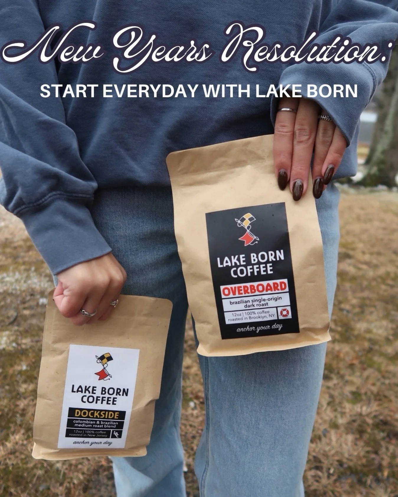 Still having trouble with that New Year resolution? We made it easy &mdash; start your days with Lake Born ☕️
Happy New Year from our team to you ✨