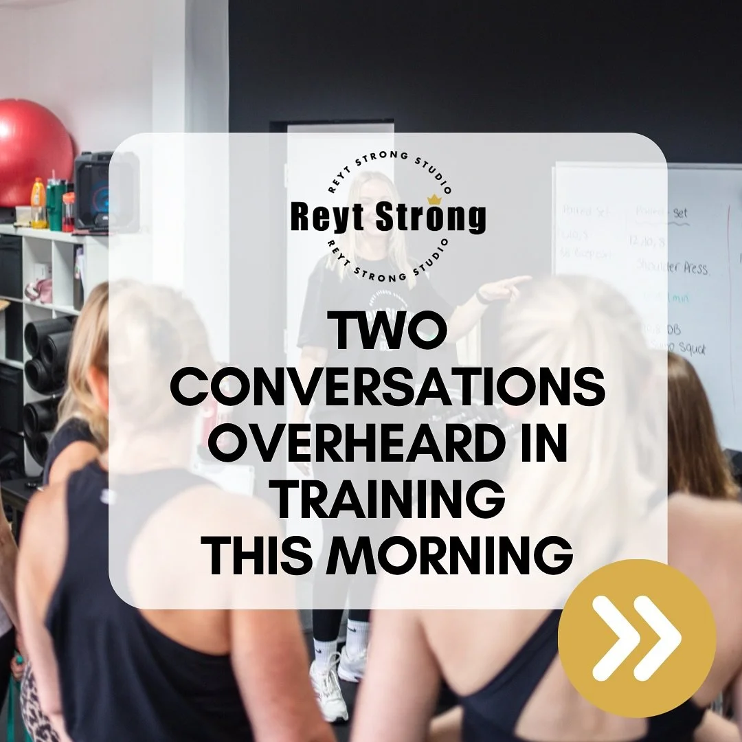 In one of our sessions this morning I overheard these two conversations and they made me smile because we know our little gym is different from the majority 🥰 

1. Small group training like ours isn&rsquo;t less valuable than 121 personal training. 