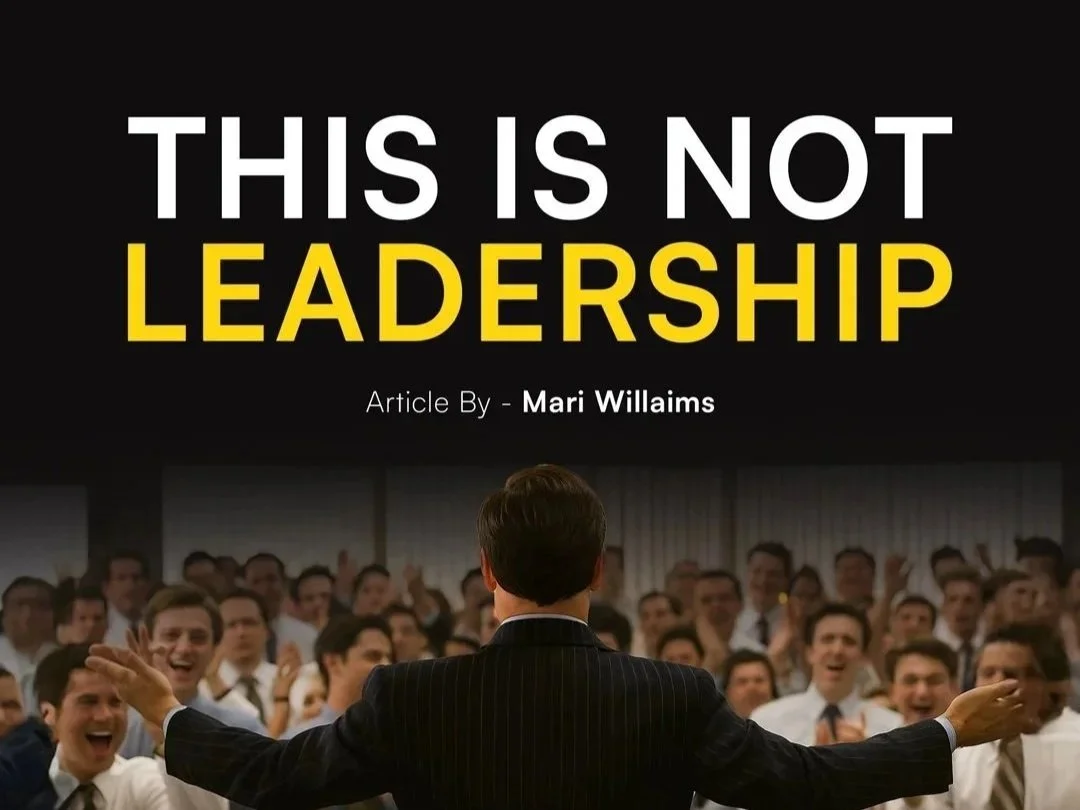This is not leadership