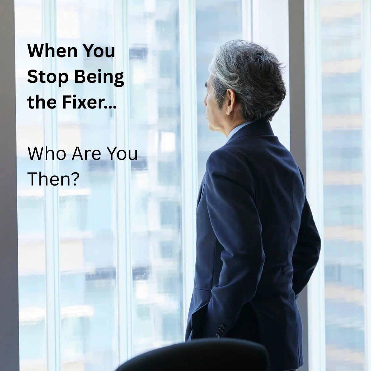 It took me a few years to realise that I constantly tried to fix everyone, both in and out of my work. There&rsquo;s a difference between fixing and enabling others to fix. Weirdly it didn&rsquo;t show up much in my work but it really showed up as a 