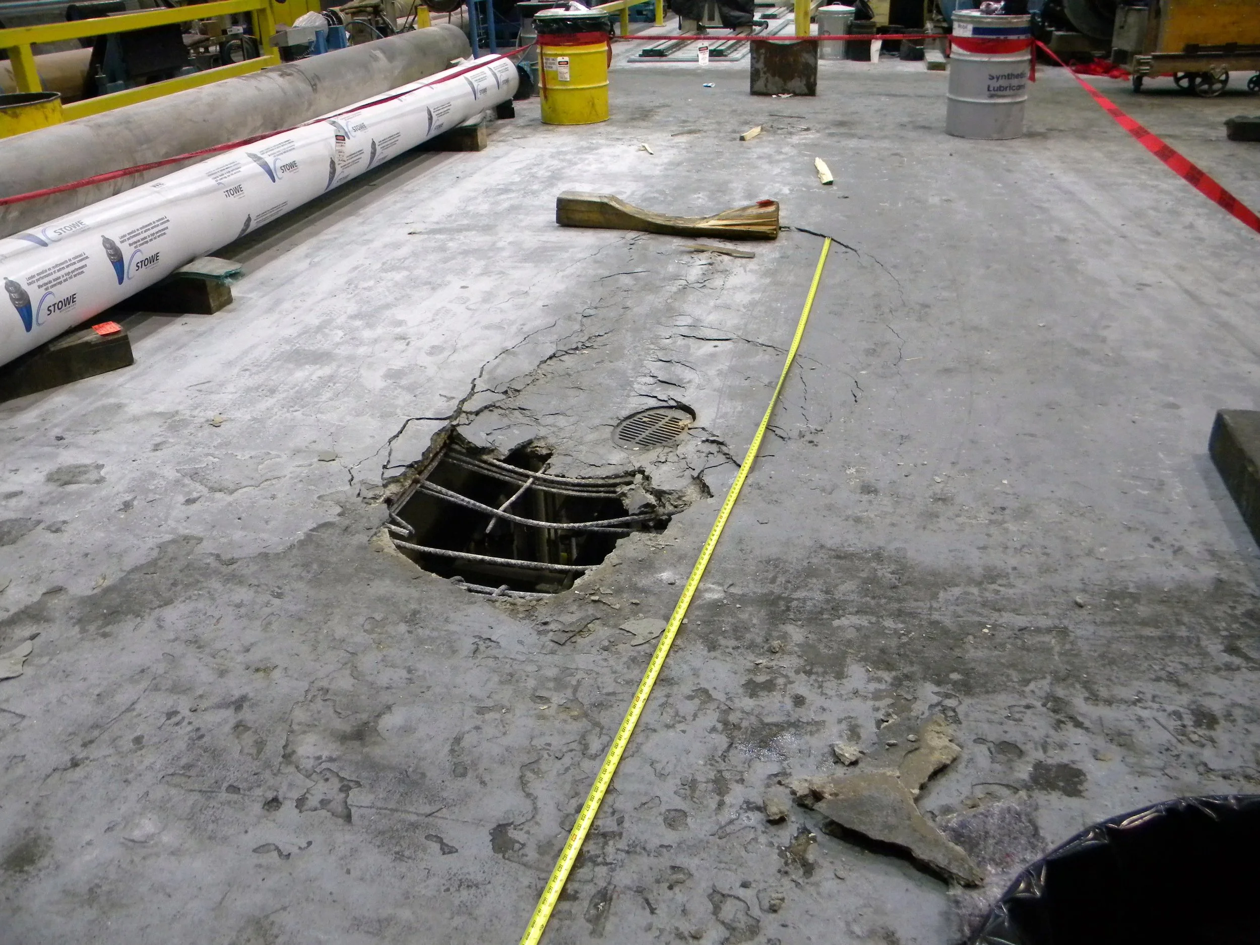 Paper Mill Floor Collapse