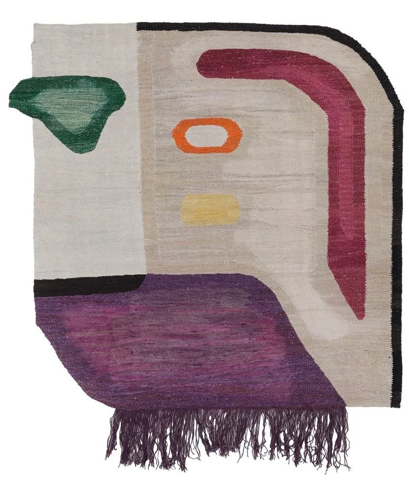 The other side 3 / 143x 150 cm / hand knotted wool kilim