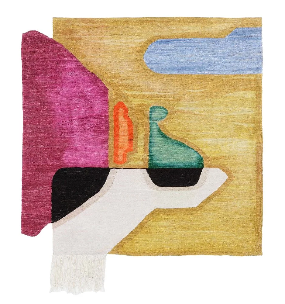 The other side 1 / 158 x 157 cm / hand knotted wool kilim