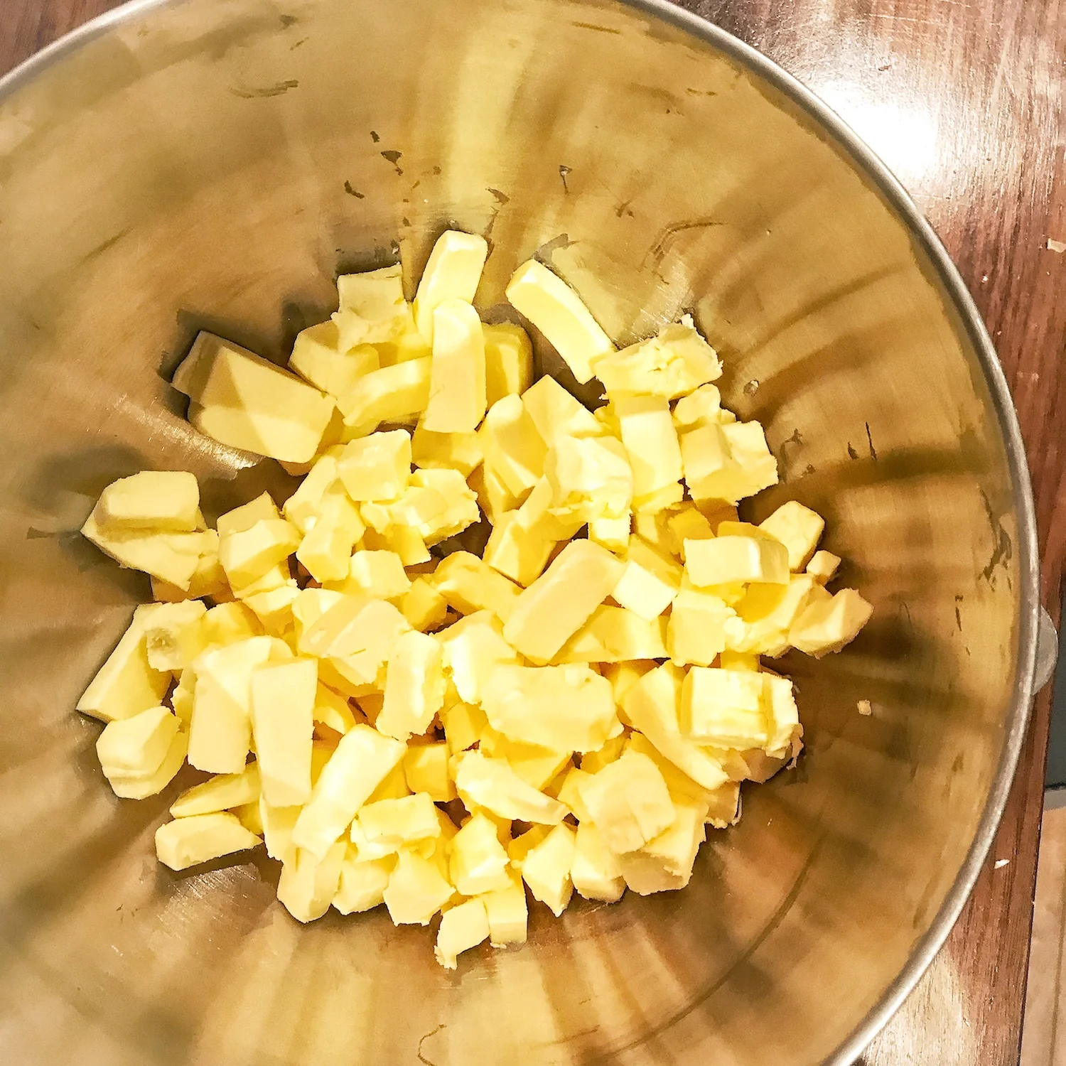 Cubed Butter.