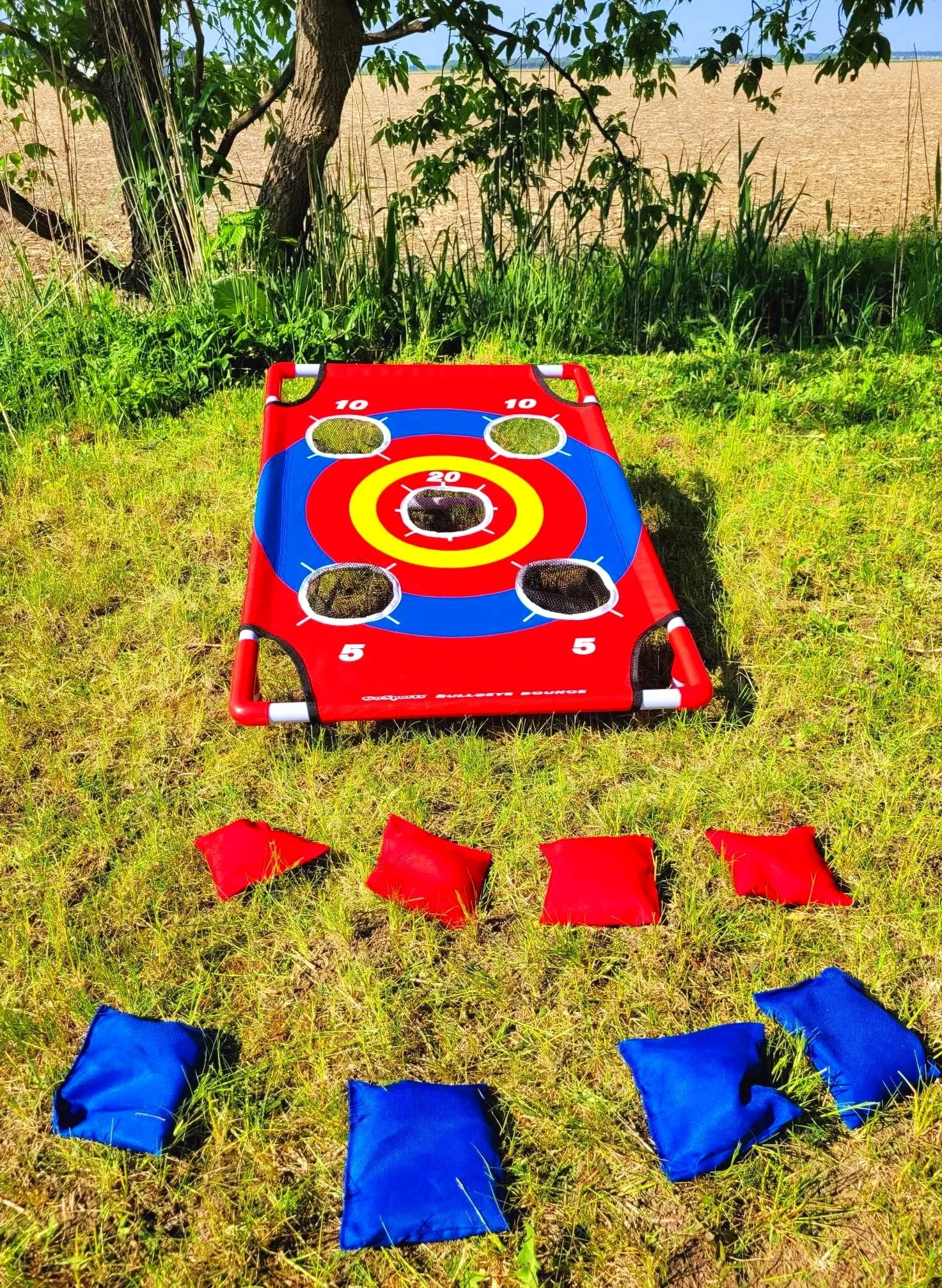Jeu de poches rouge avec poches incluses 