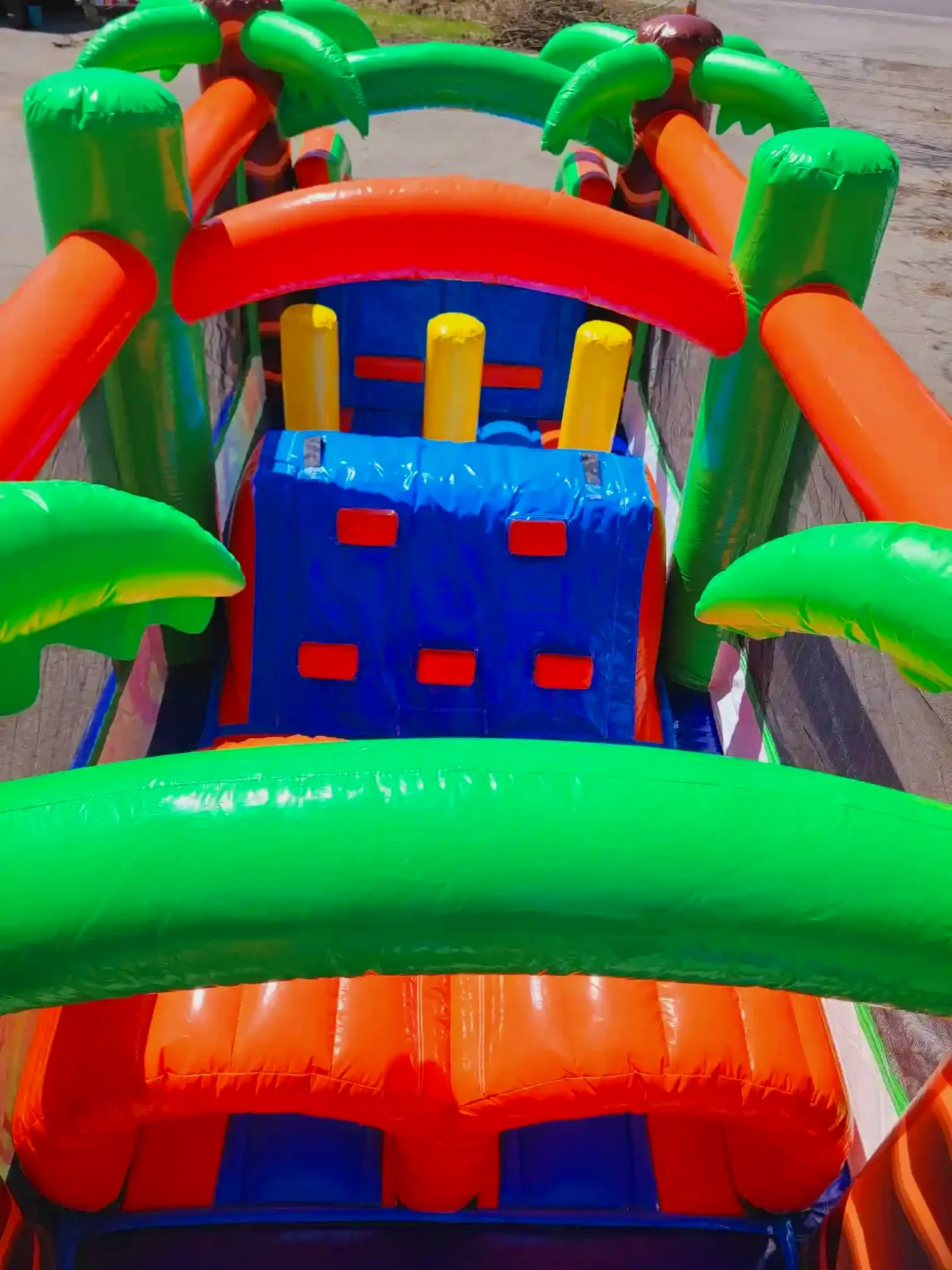 Safari obstacle gonflable1