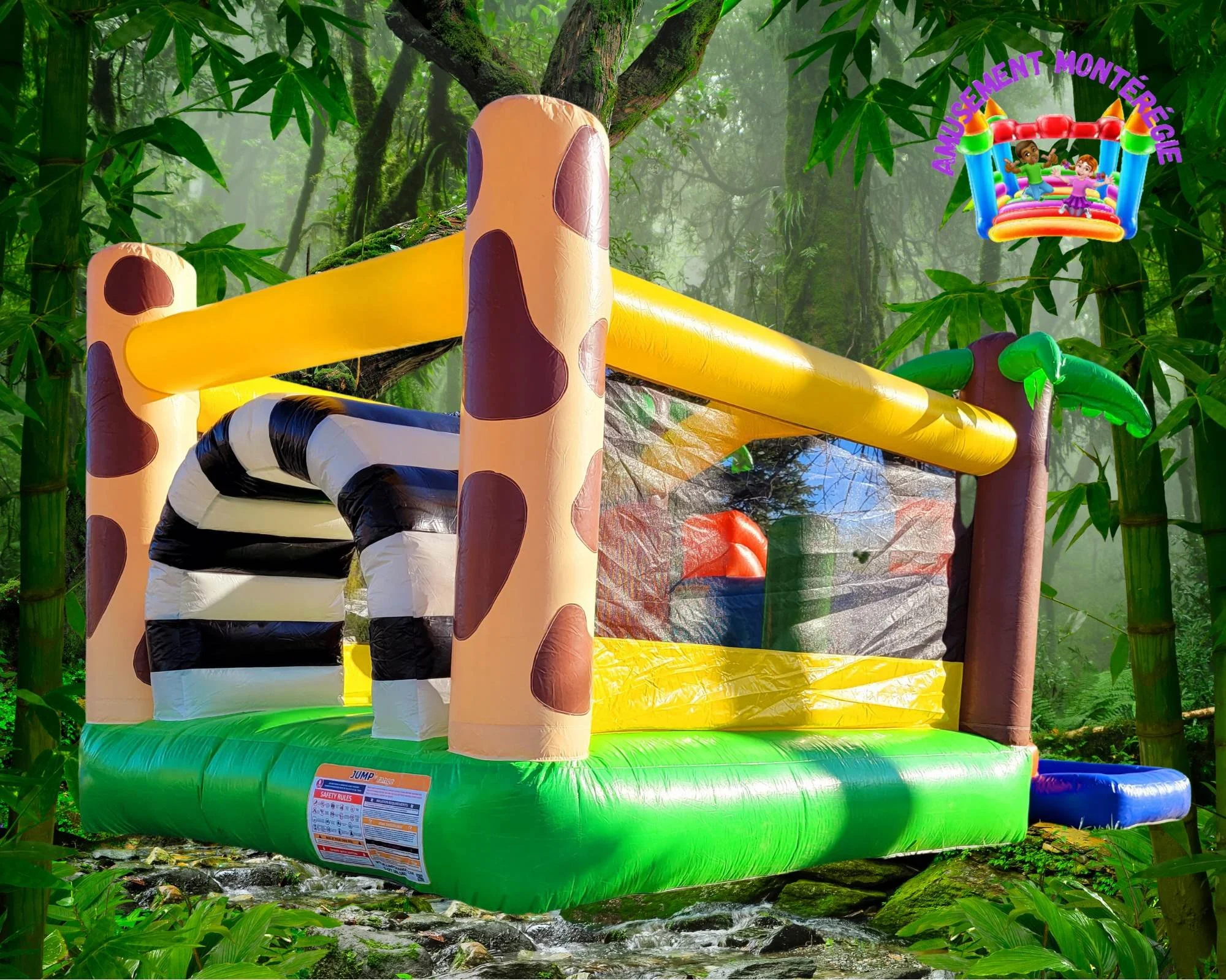 Jrux gonflables obstacle pour location 