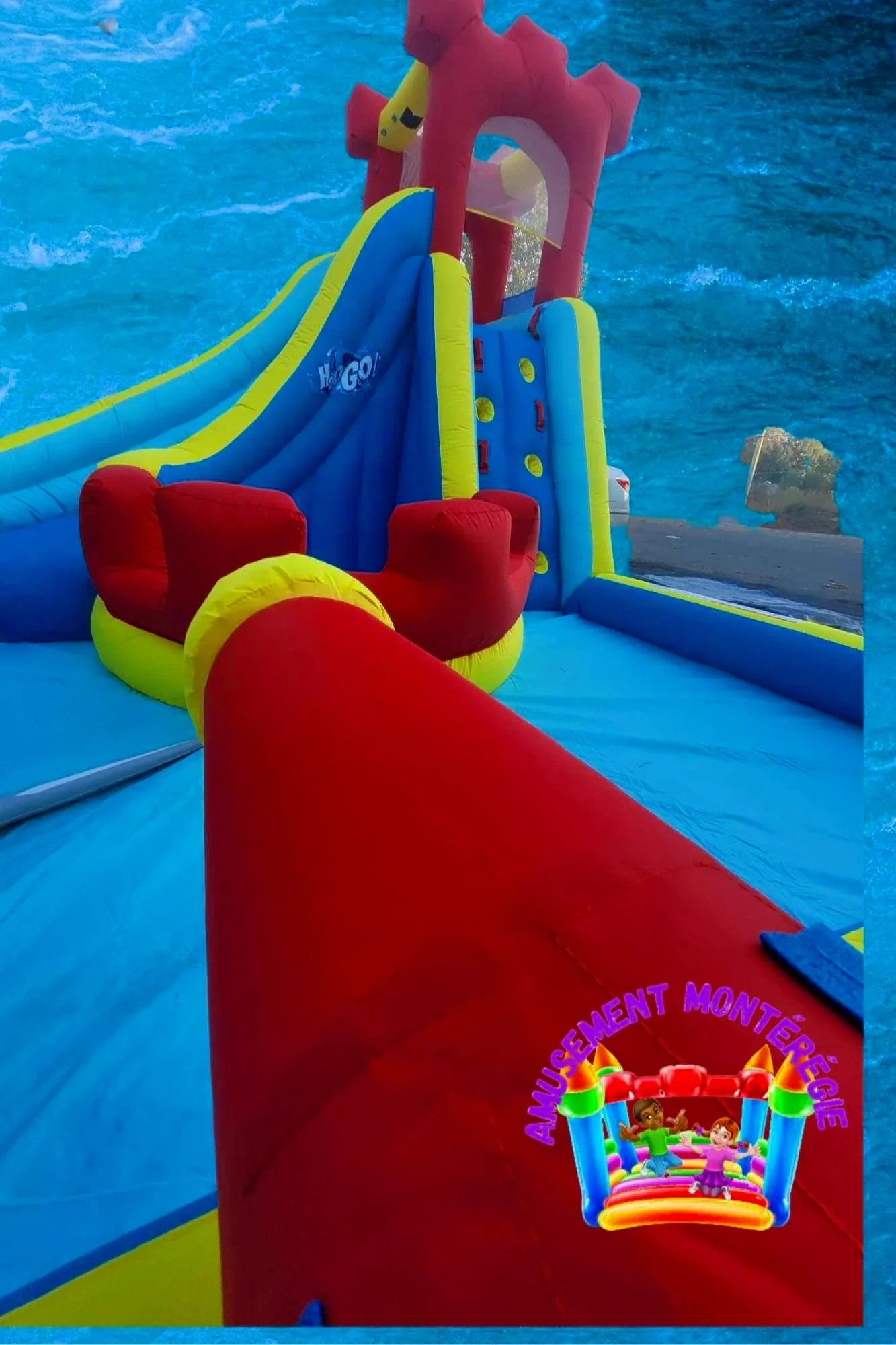 aquatic bouncy house for rent fort