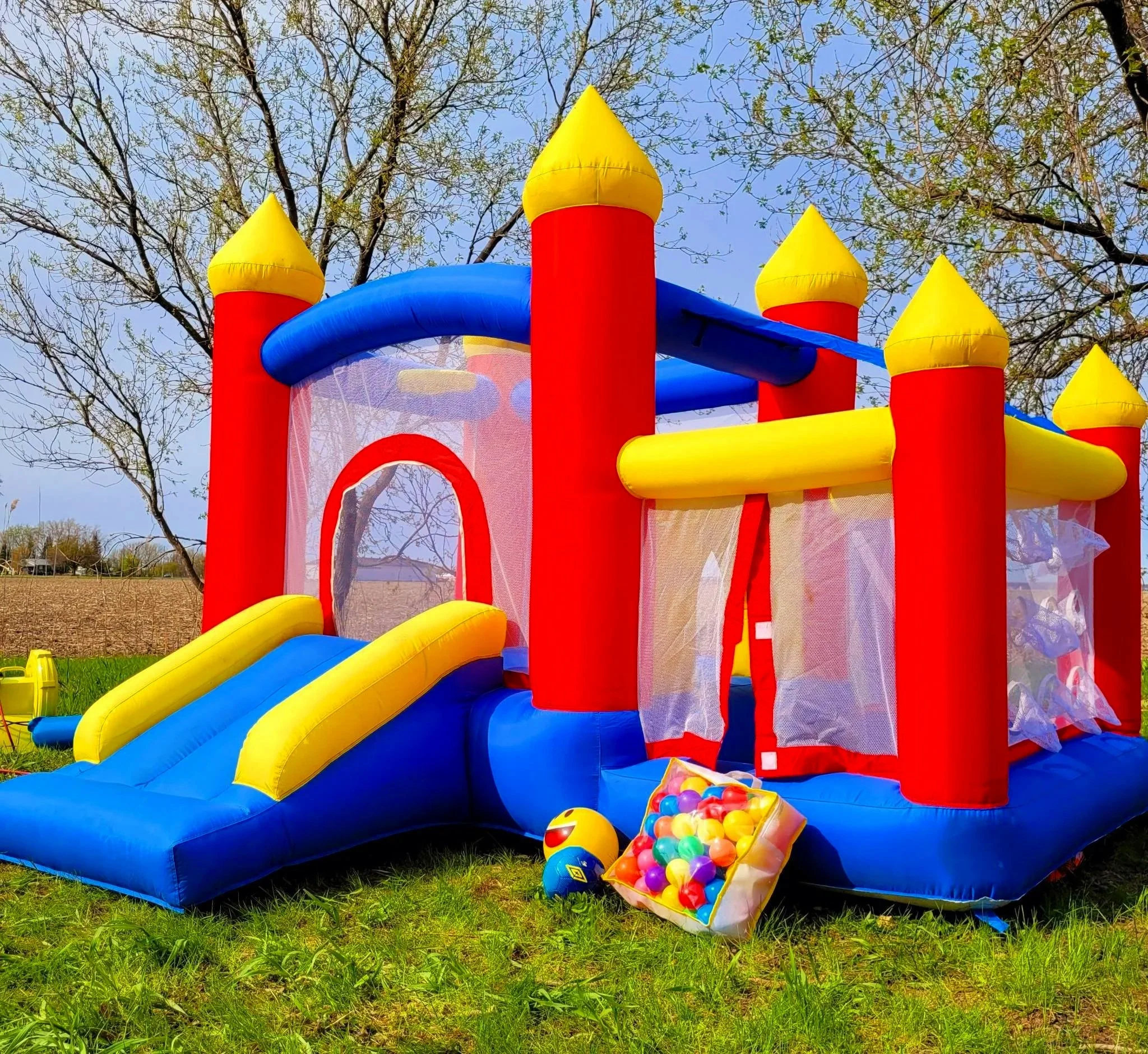 petit jeu gonflable parfait pour anniversaire