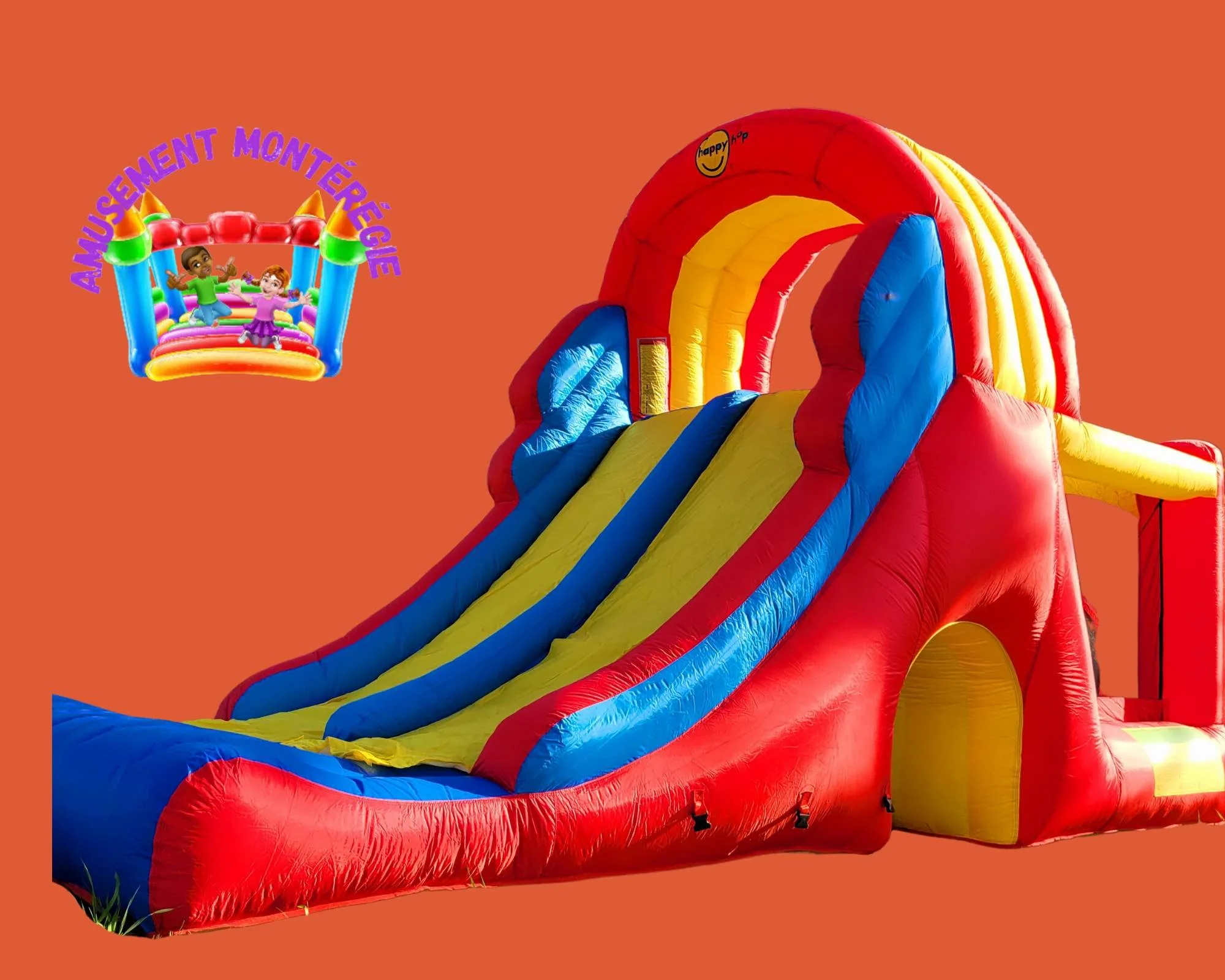 Grand jeu gonflable  glissade