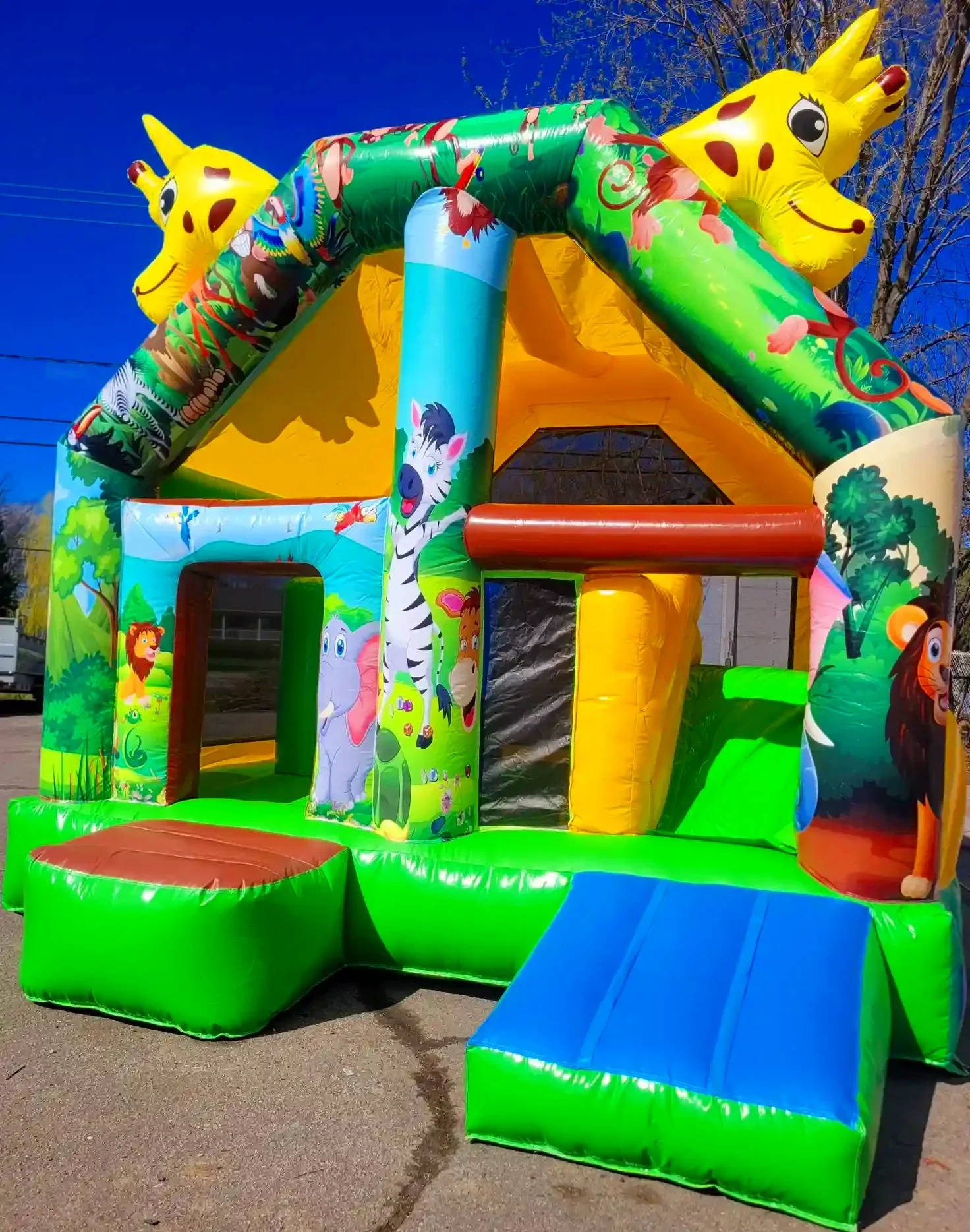 Grand zoo jeu gonflable1