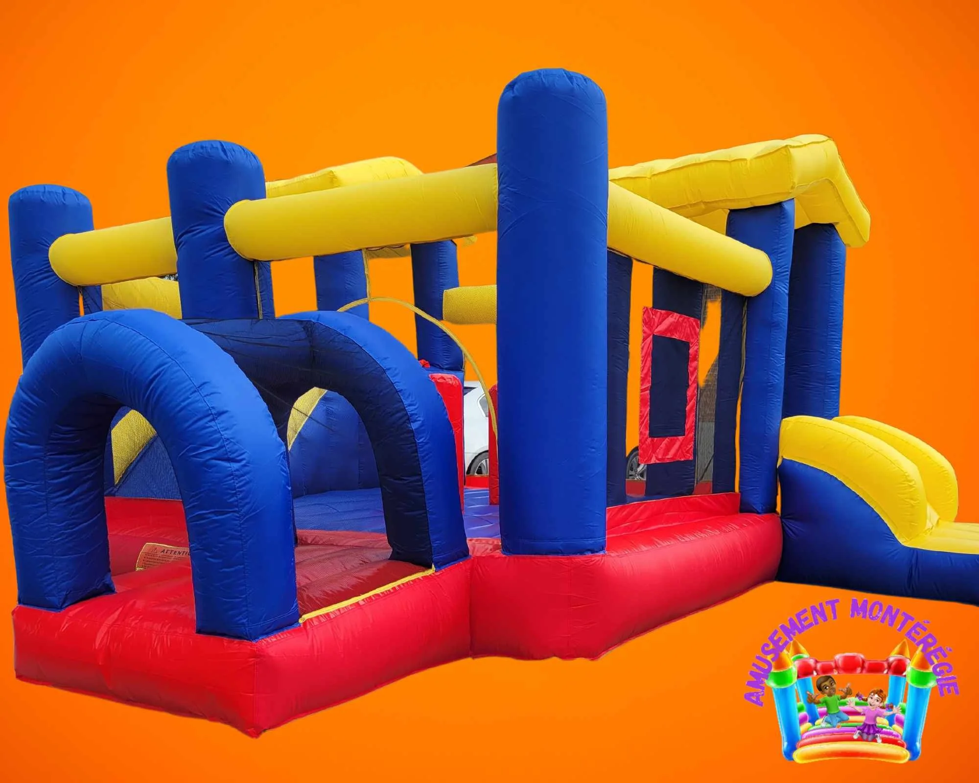 Bouncy obstacles à louer rive sud de montréa pour fête d'enfant