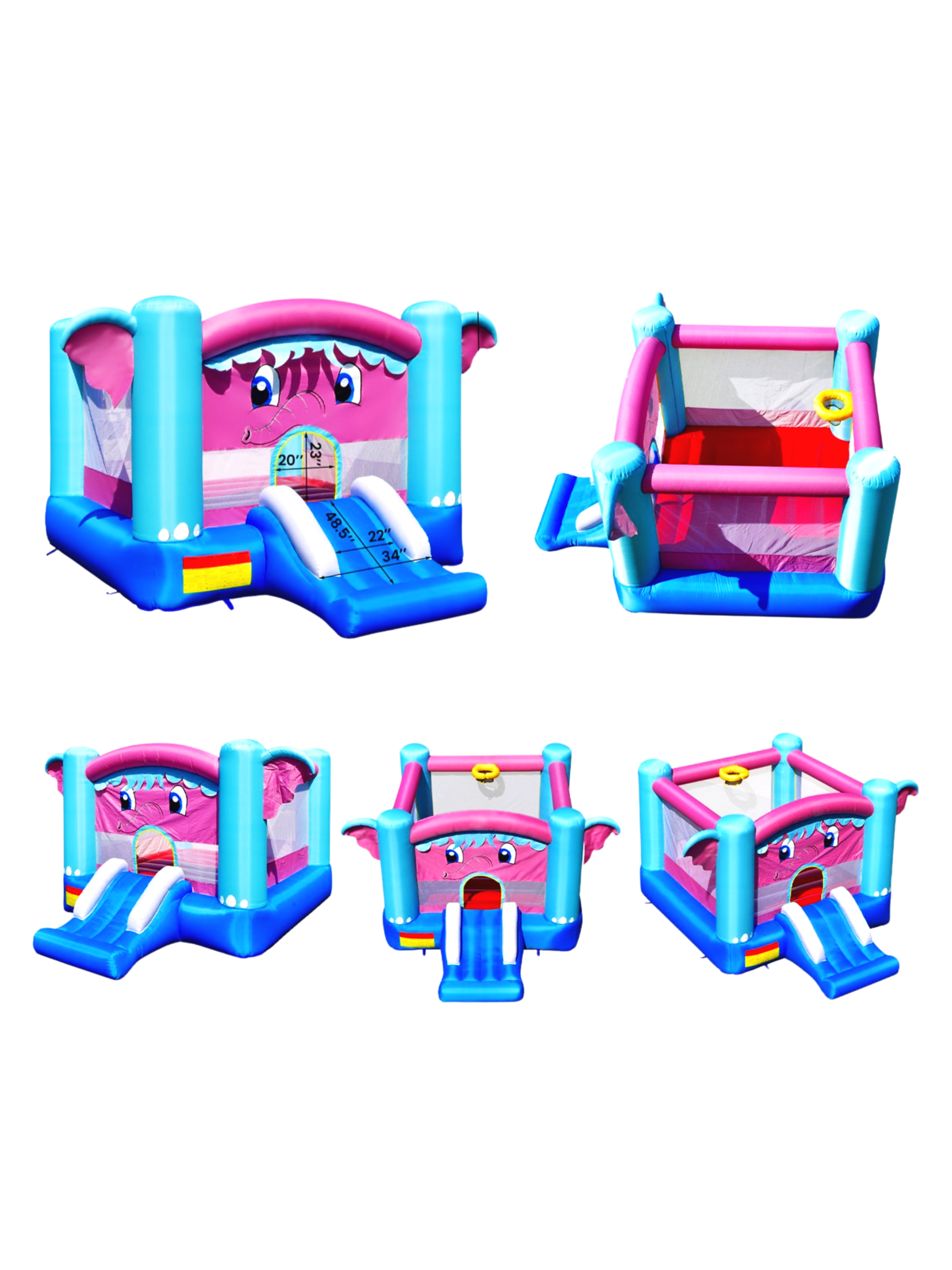 Jeu gonflable elephant