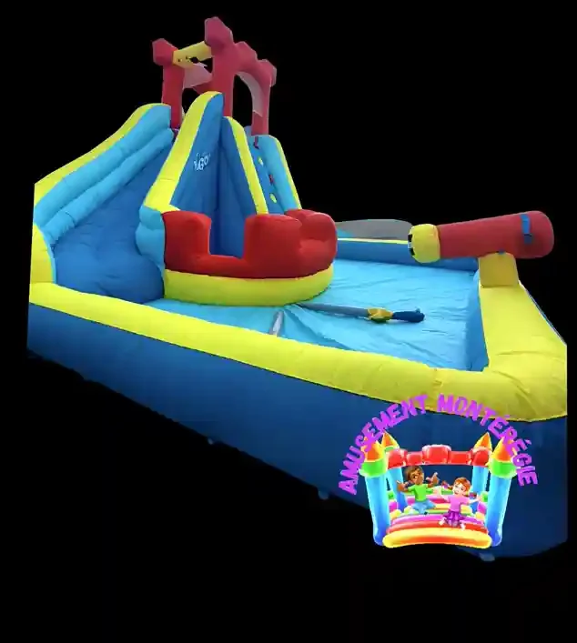 Forteresse gonflable aquatique