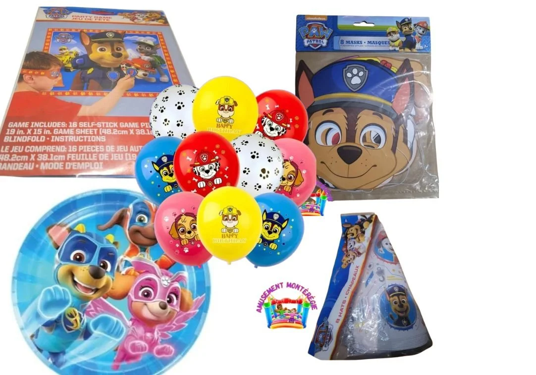 Ensemble de fête patrouille