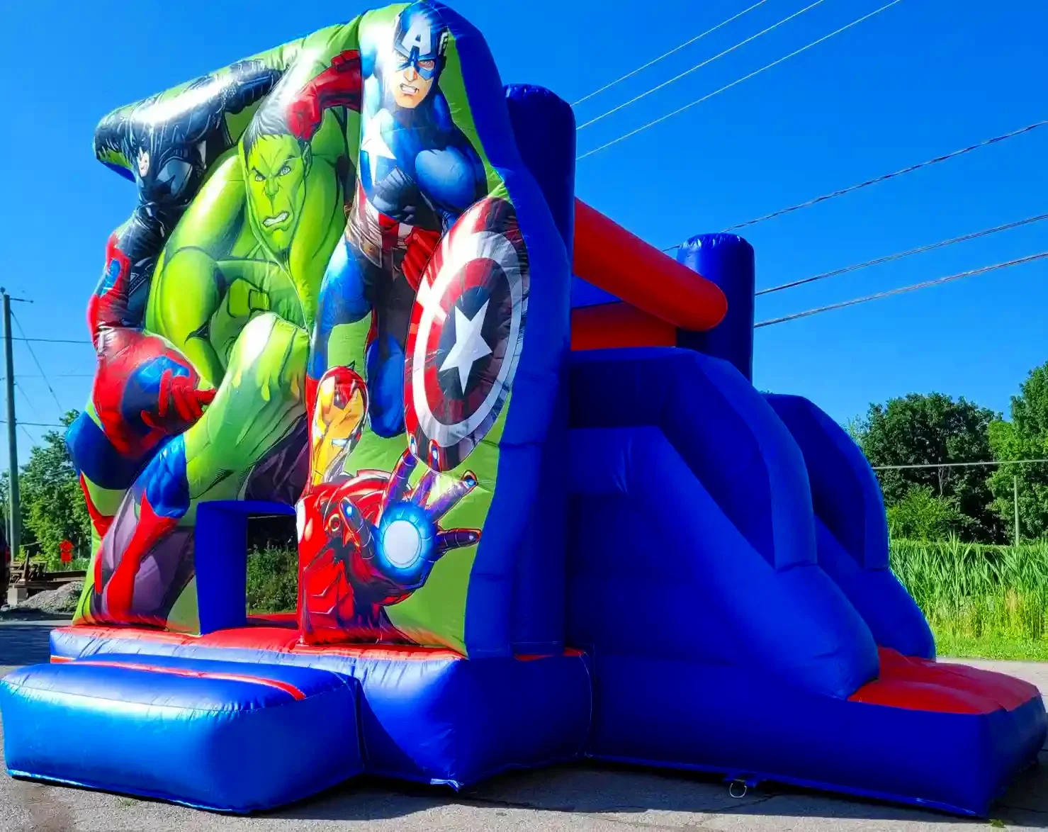 Super hero gonflable1