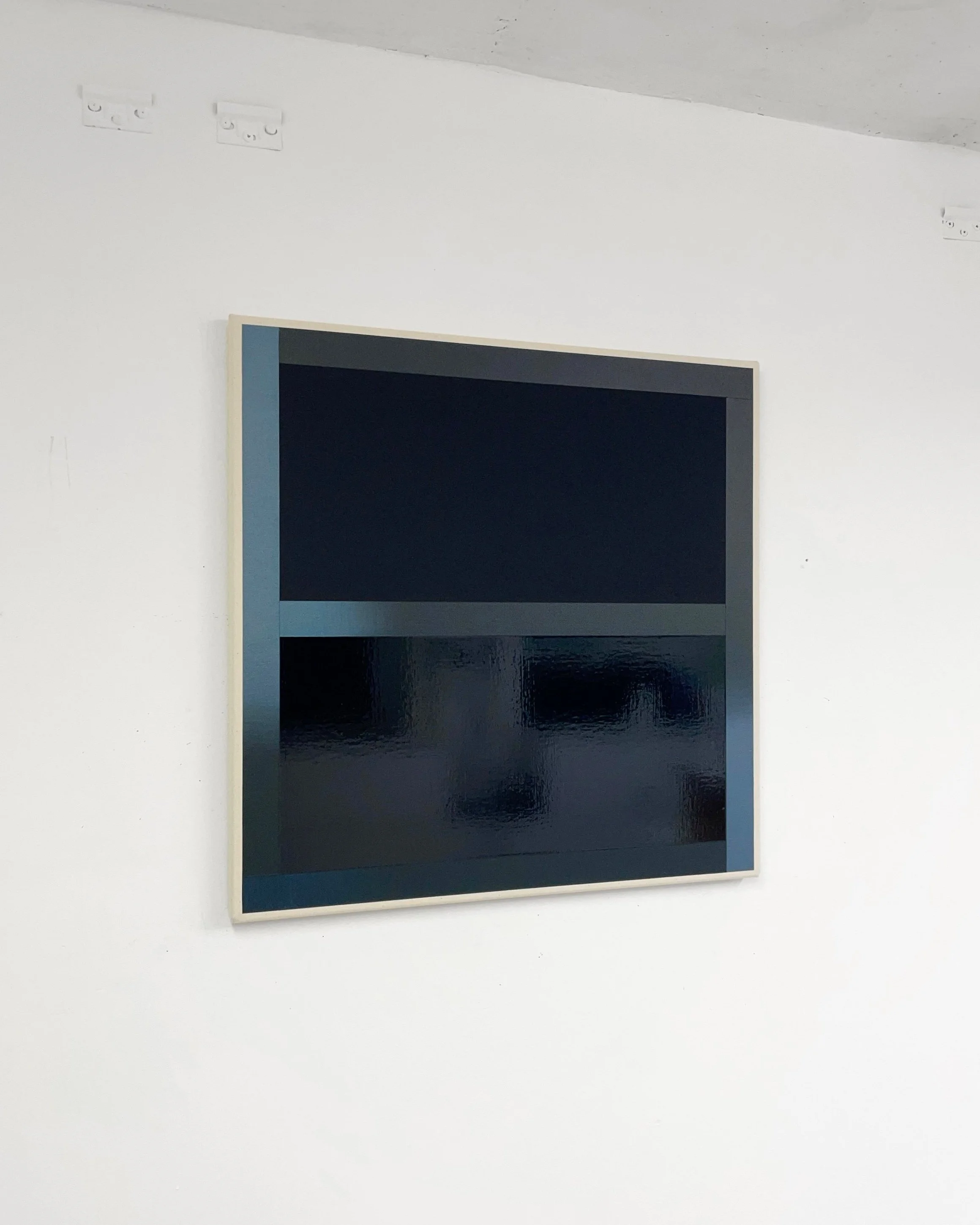 Particular Blur, 2024, 60x60cm, Flashe & acrylic on canvas