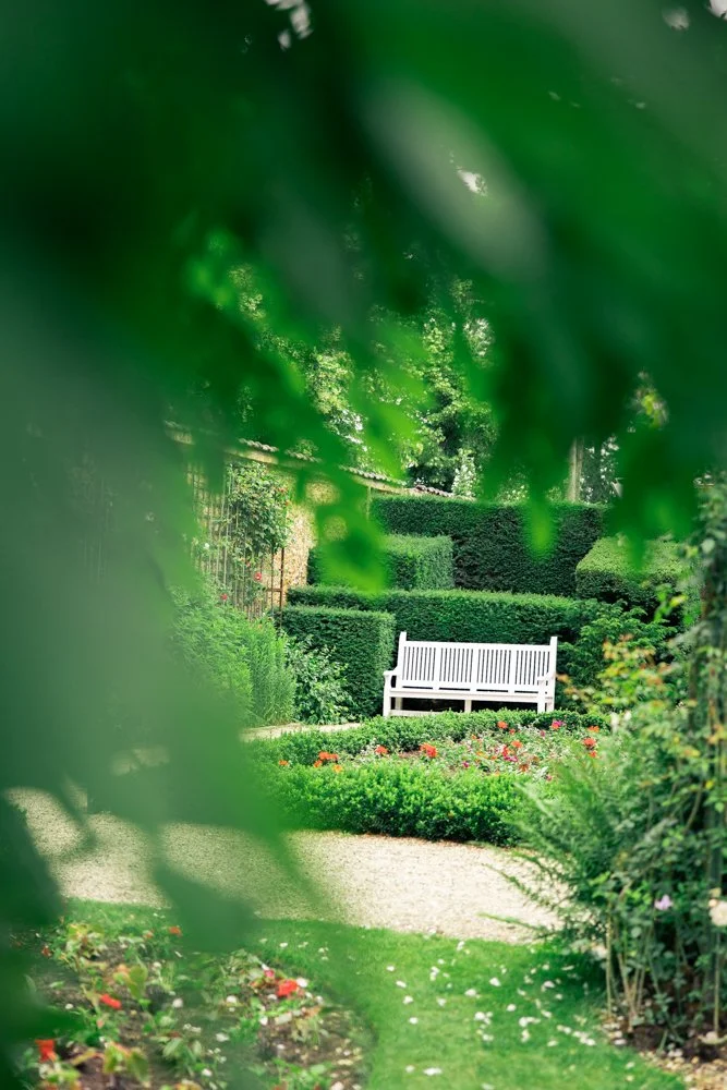 banc blanc jardin boulogne 