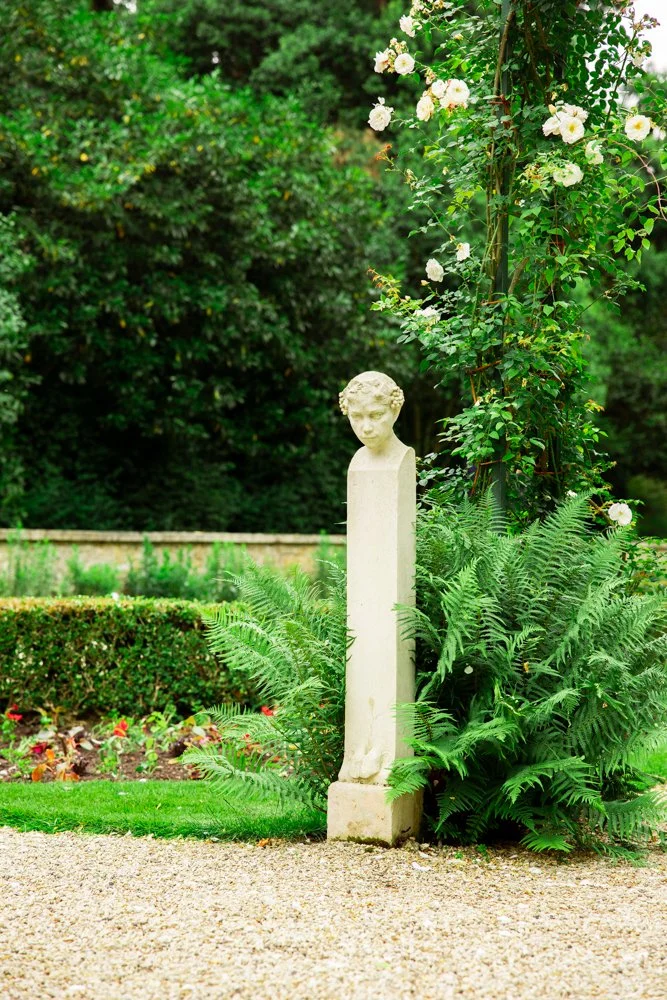 photographie statue jardin 