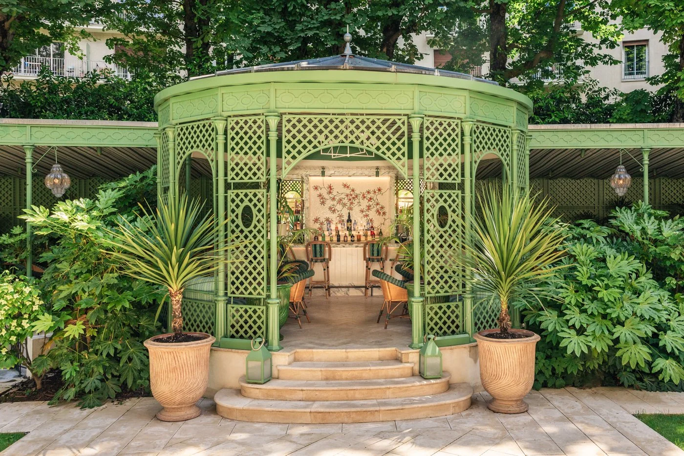 photo pergola jardin 