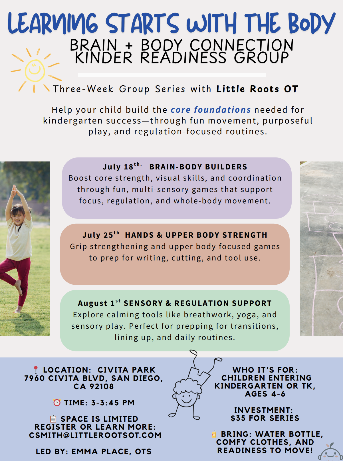 Brain and Body Kinder Readiness Group