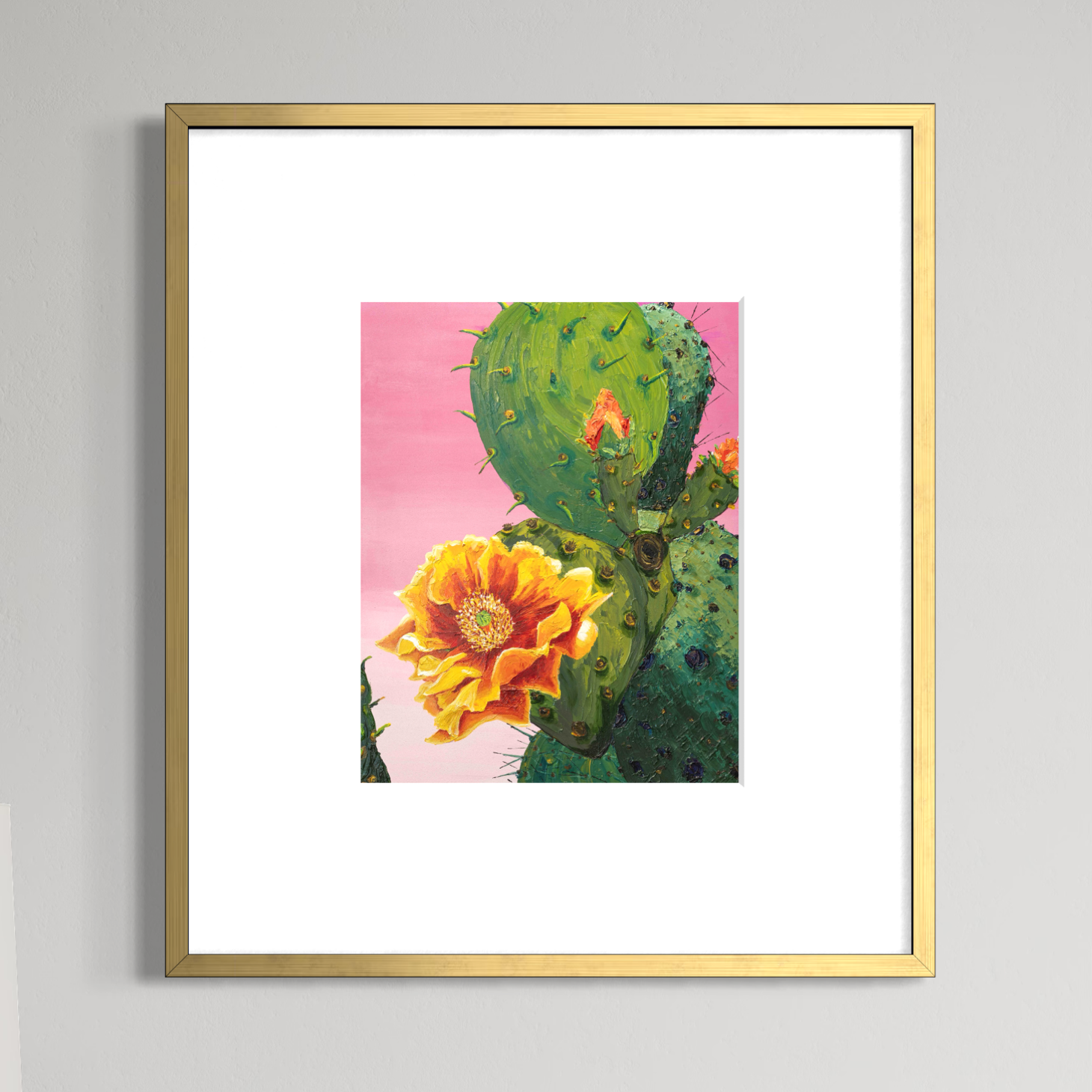 TEXAS WONDER CACTUS BLOSSOM PRINT