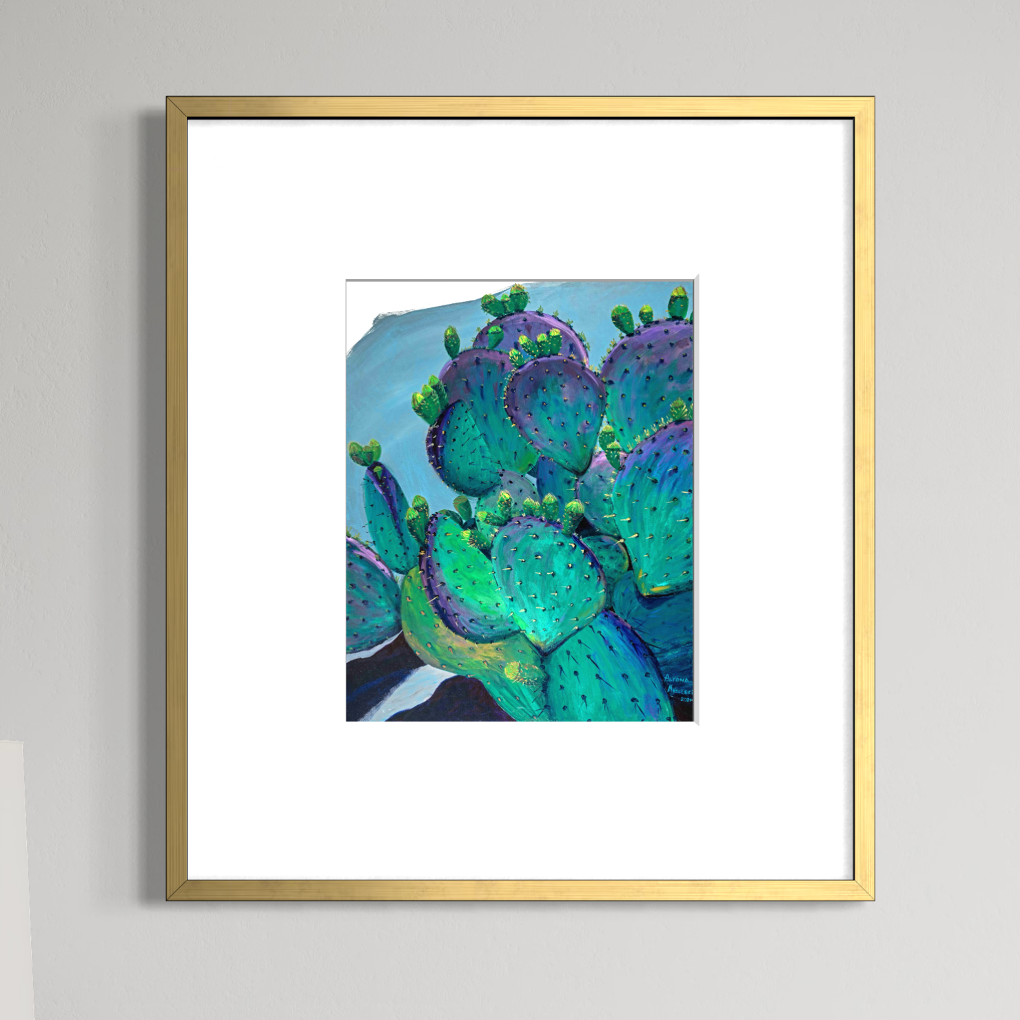 PRICKLY Y'ALL CACTI PRINT