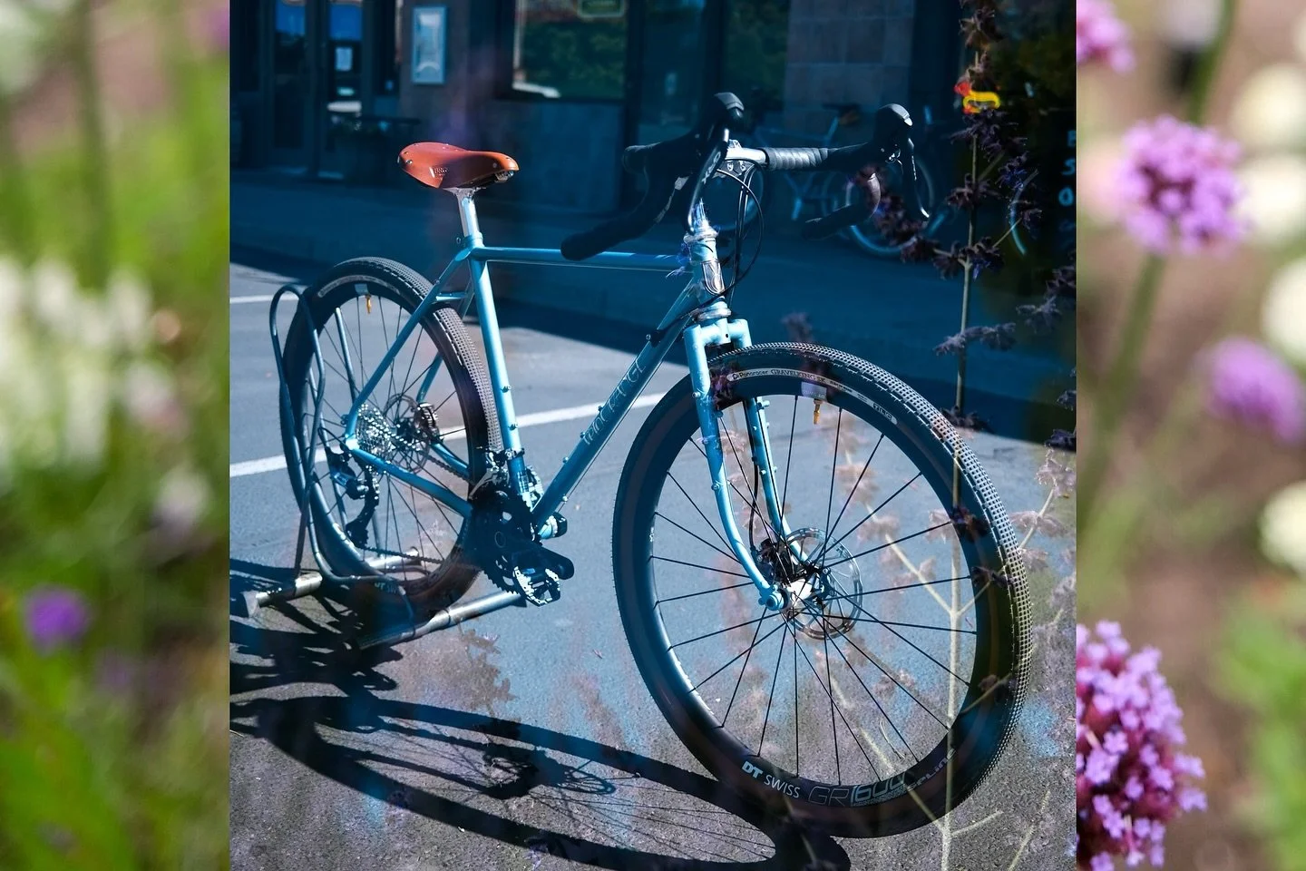 Happy new bike day Emma! Coffee, bikes, coffee, bikes!

Take a look at this little cutie by @velo_orange called the Polyvalent.

It&rsquo;s a custom build we did that&rsquo;s going to see some beautiful gravel roads. Also, a perfect coffee shop hoppi