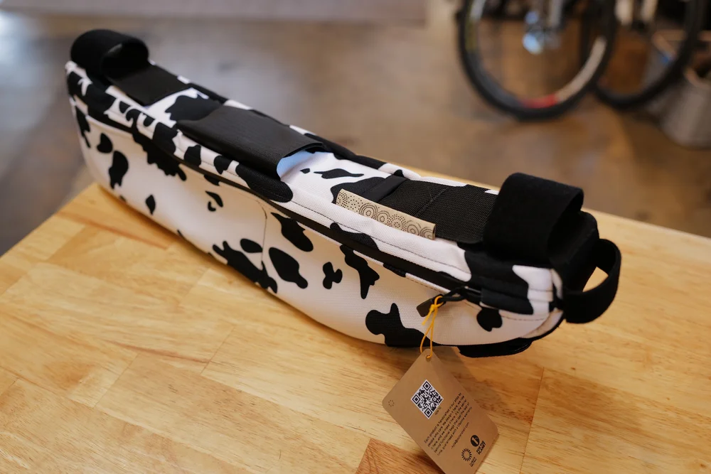Outer Shell Half Framebag Medium / Cow — Chariot Bike