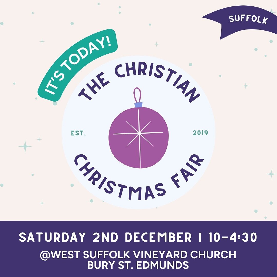 🌟We&rsquo;re open!!🌟

10am-4:30pm today at West Suffolk Vineyard Church 🥳 Do pop along and say hi if you&rsquo;re local - we&rsquo;d love to see you! 👋