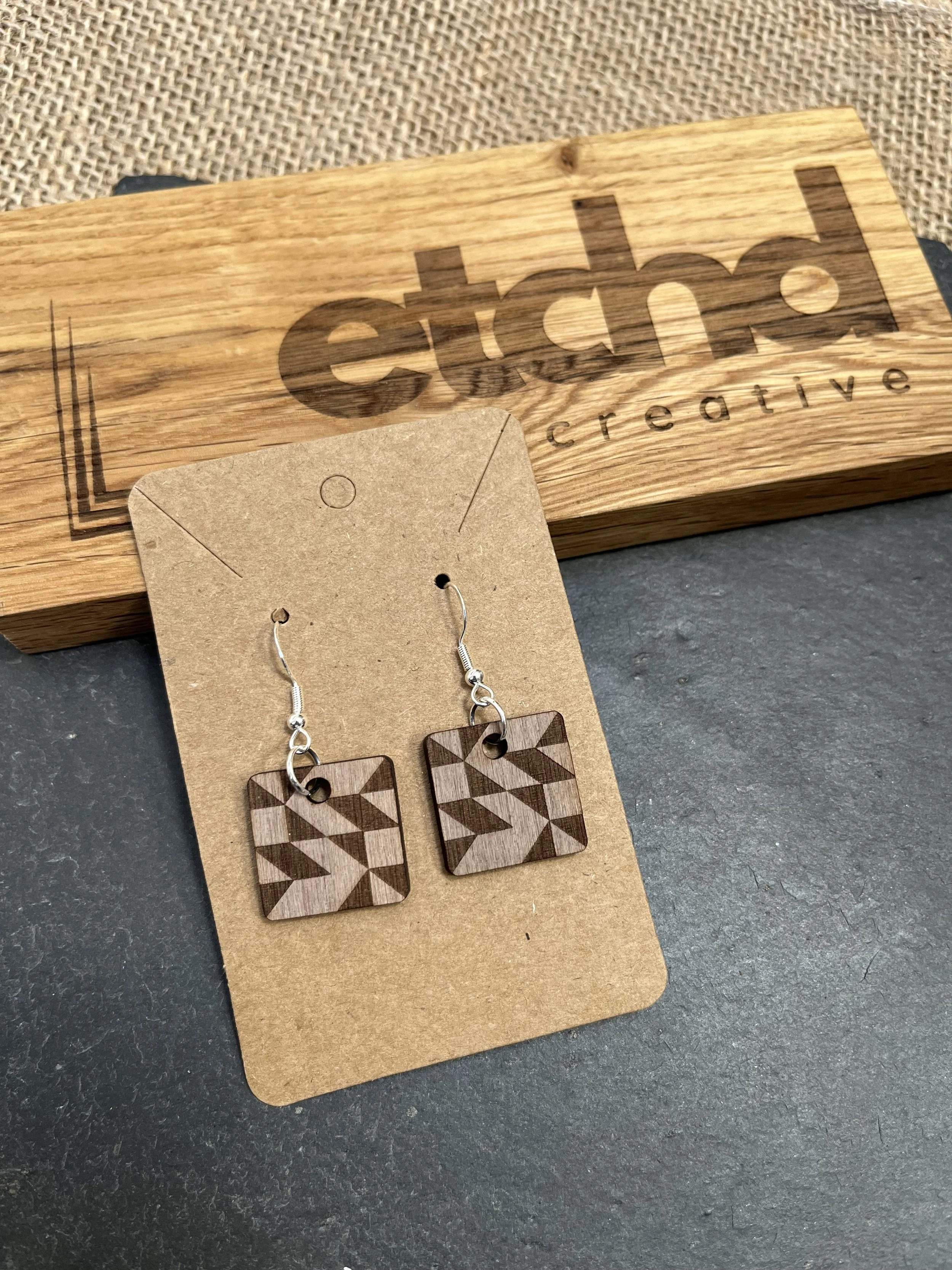 Black Walnut Earrings | £12