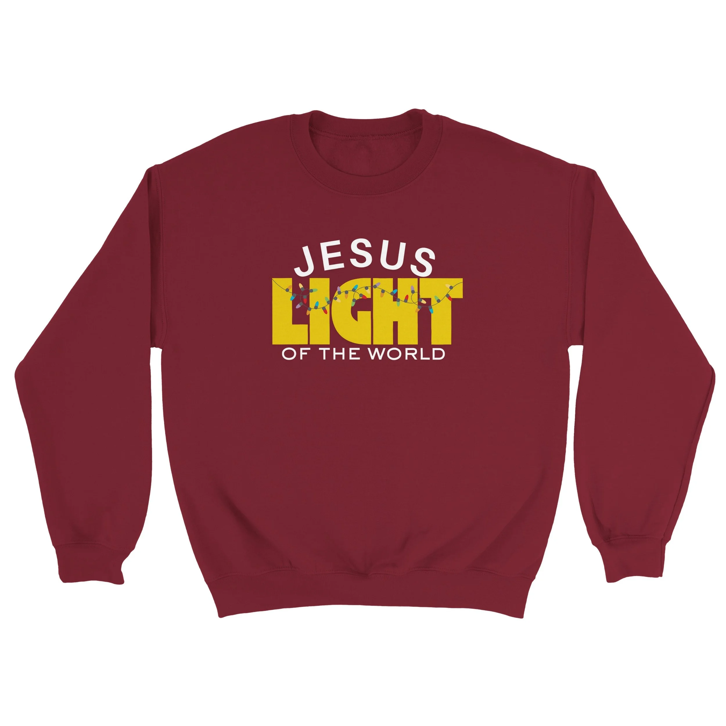 Jesus Light of the World Christmas Sweatshirt, £26-£30