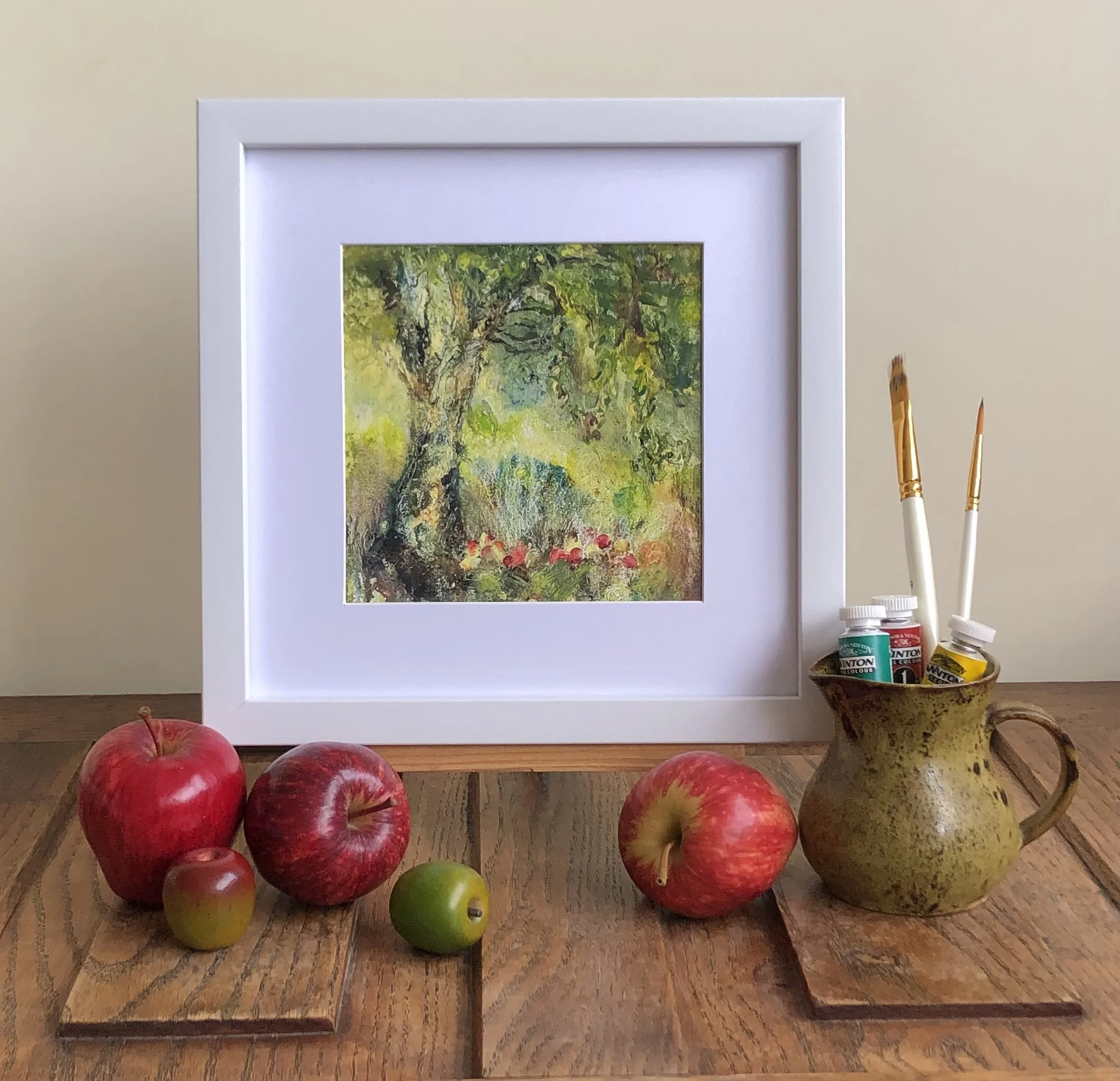 "Fallen Apples" Framed Giclee Print, £35