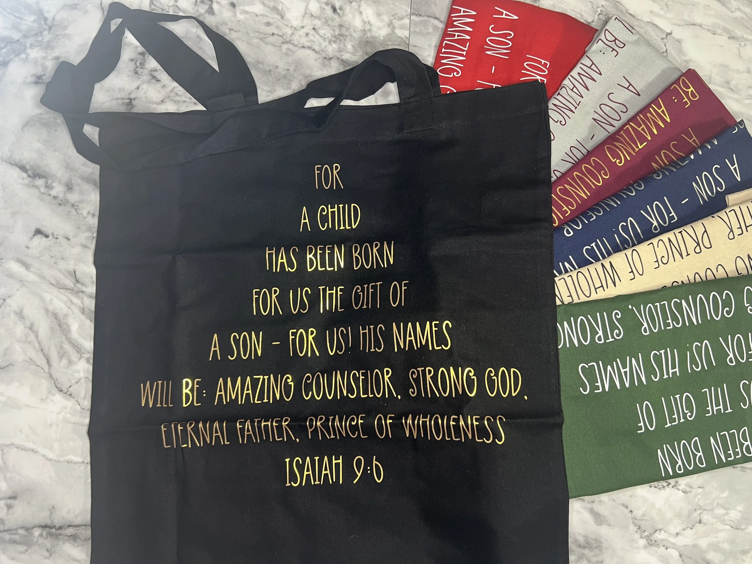 Isaiah 9:6 Tote Bag, £5