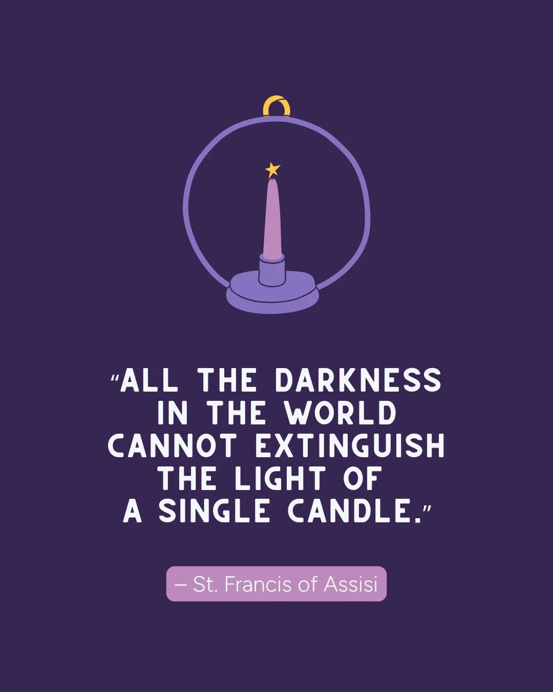 I love this gentle reminder... even the smallest light makes a difference! Even the tiniest flicker can bring hope into a dark place. And at Christmas we&rsquo;re reminded that Jesus came right into the middle of our ordinary, messy lives to shine Hi