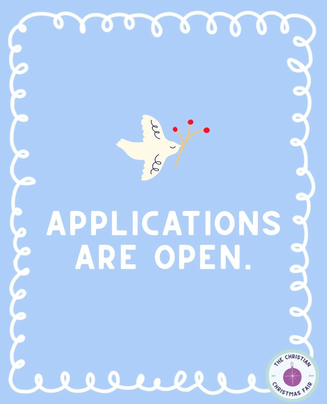 Our applications are open 🥳🎉
Have you applied? Tag your creative buddies!
Links in bio 👇

⭐️ Sussex: 21st November | Haywards Heath @bible_art_girl 

⭐️ Suffolk: 28th November | Bury St Edmunds @oliveleafdesign 

🆕 Bath: 28th November | Bath @sti