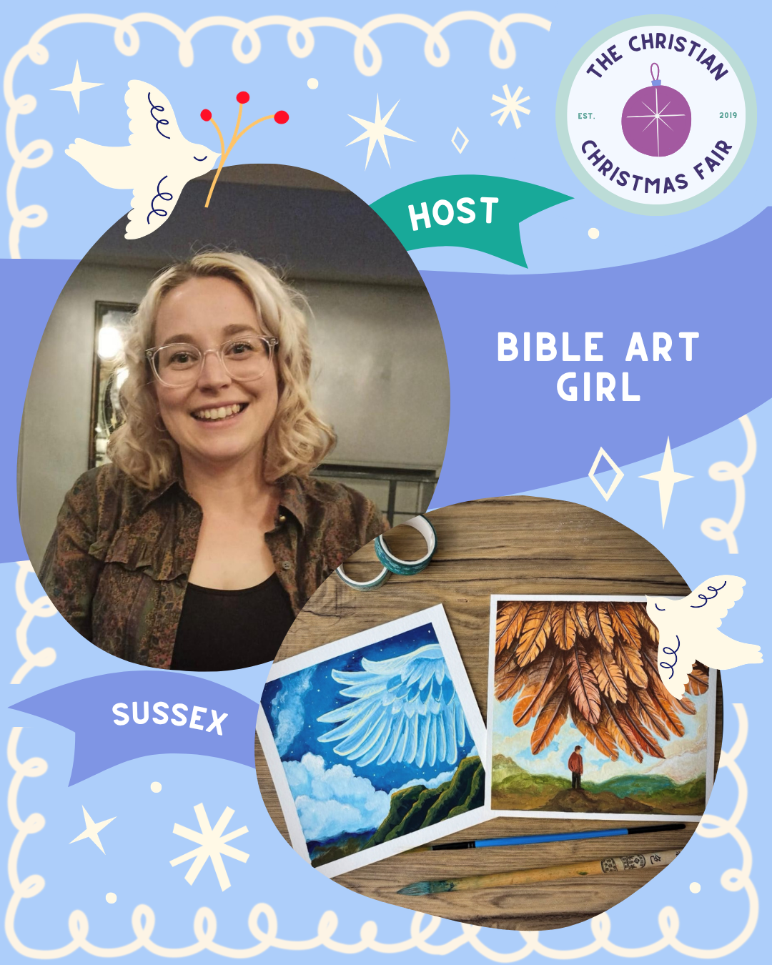 BIBLE ART GIRL