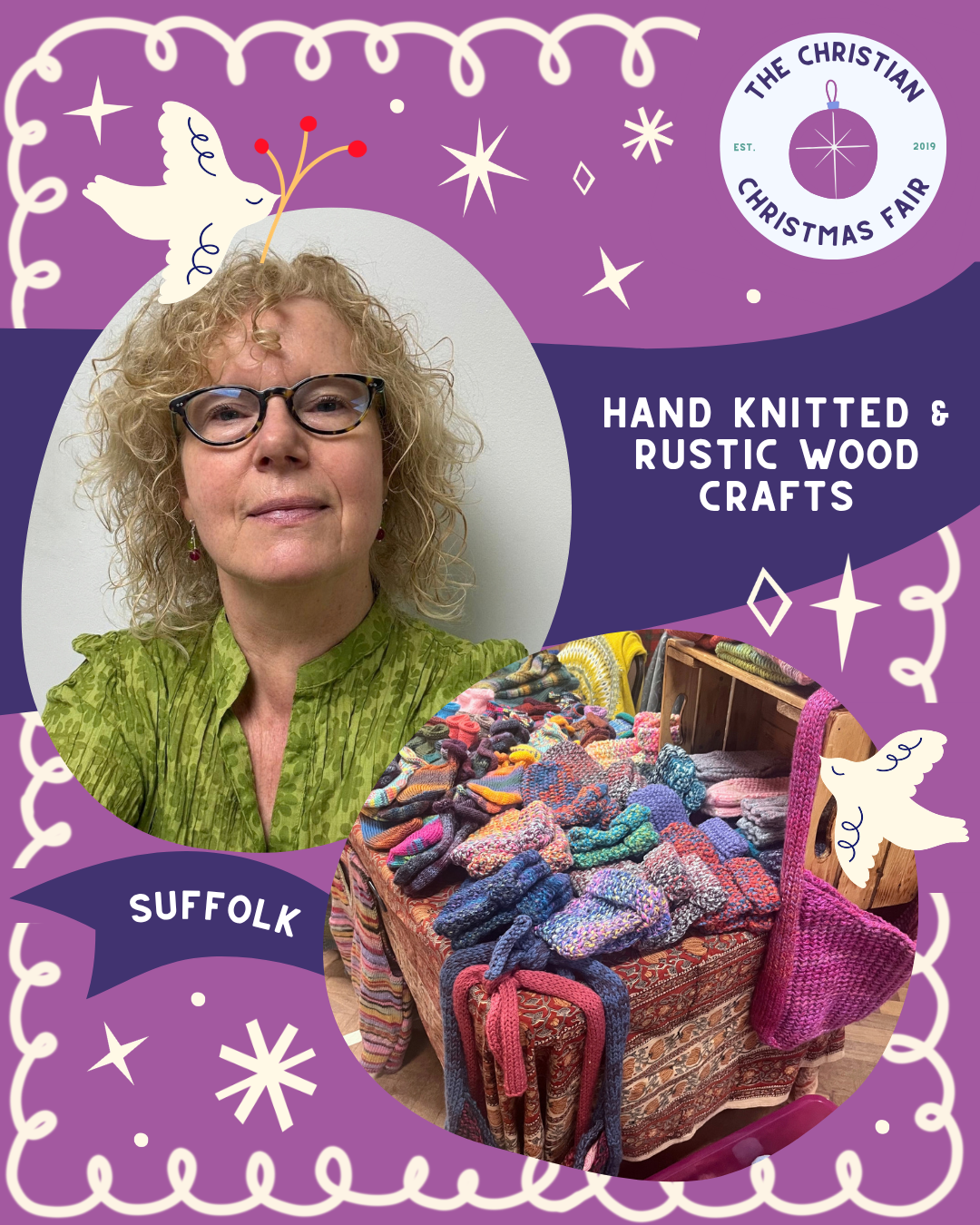 HAND KNITTED AND RUSTIC WOOD CRAFTS