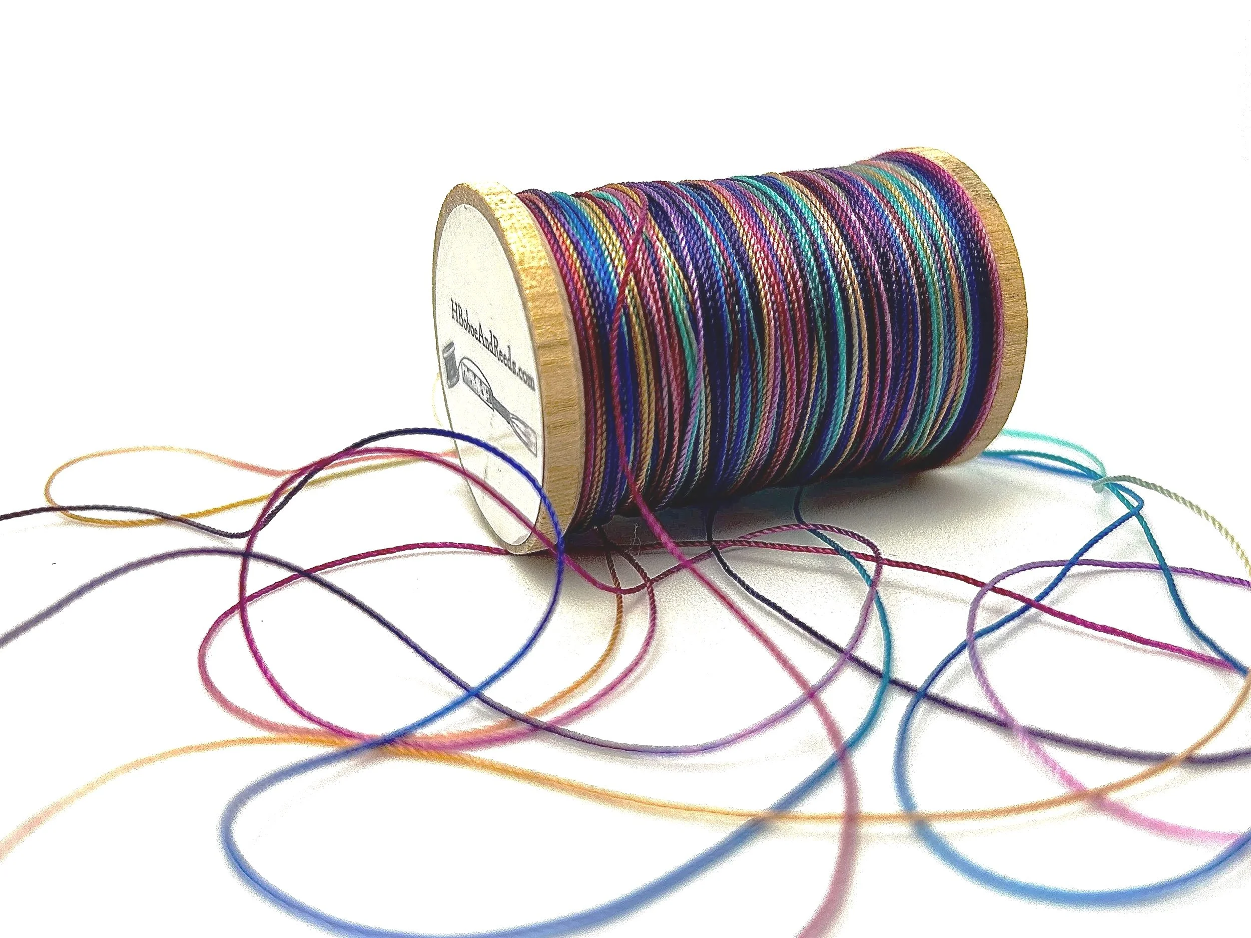 FF Reed Wrapping Thread - Purple, Aqua & Orange