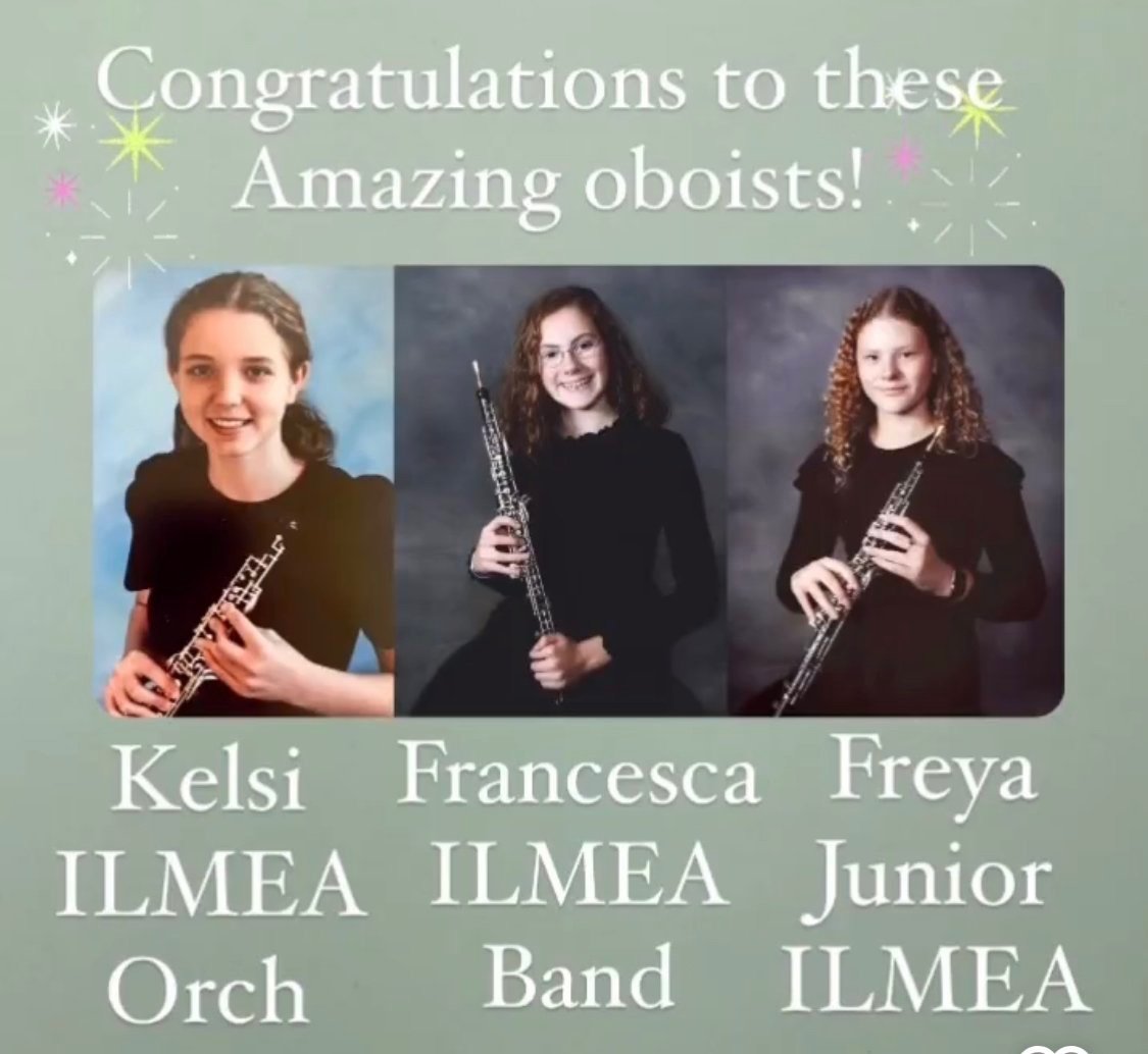 Each year students audition for the ILMEA festival and All State Bands.