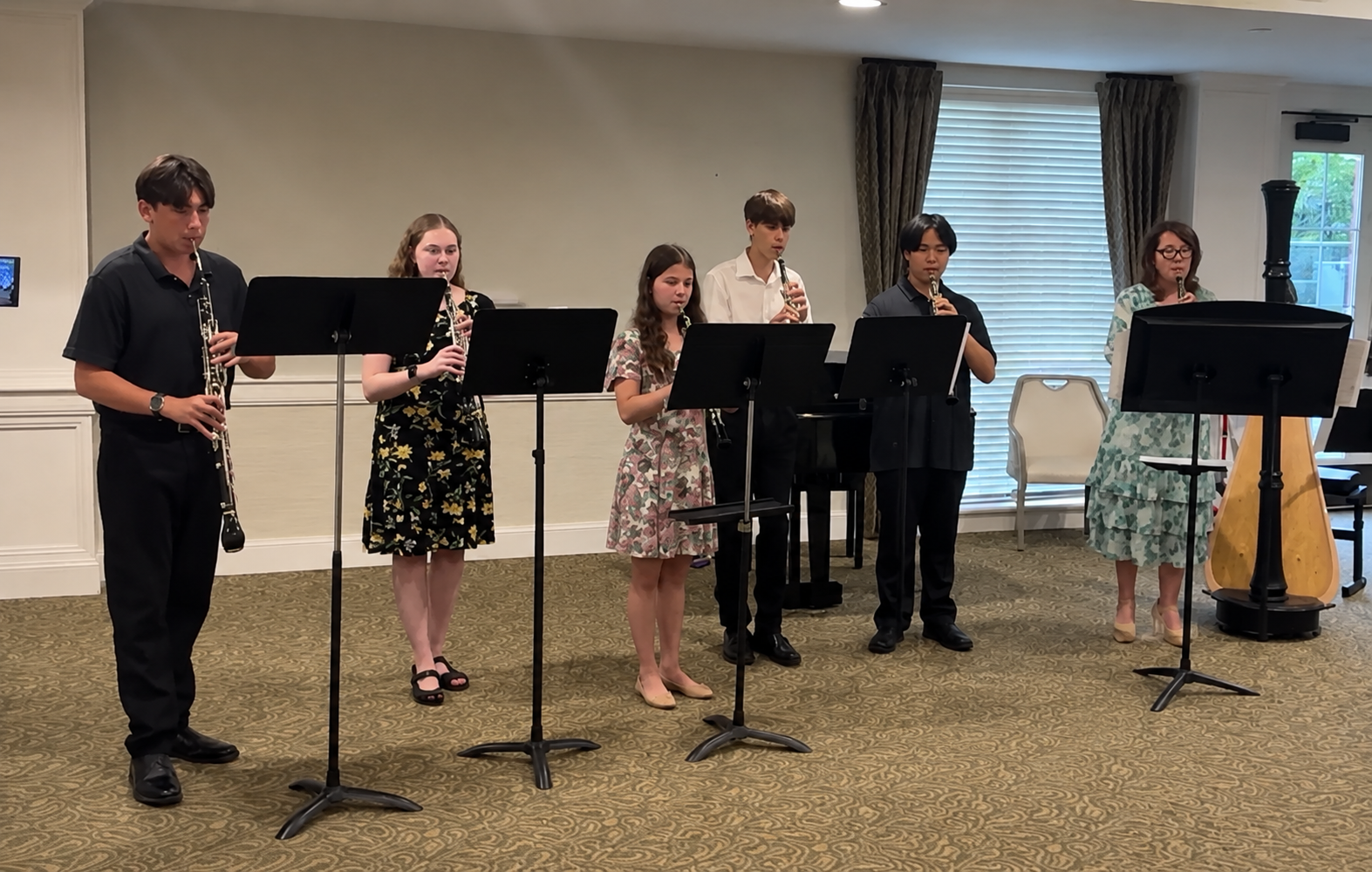 At our 2026 recital, we performed individually as well as in ensembles.