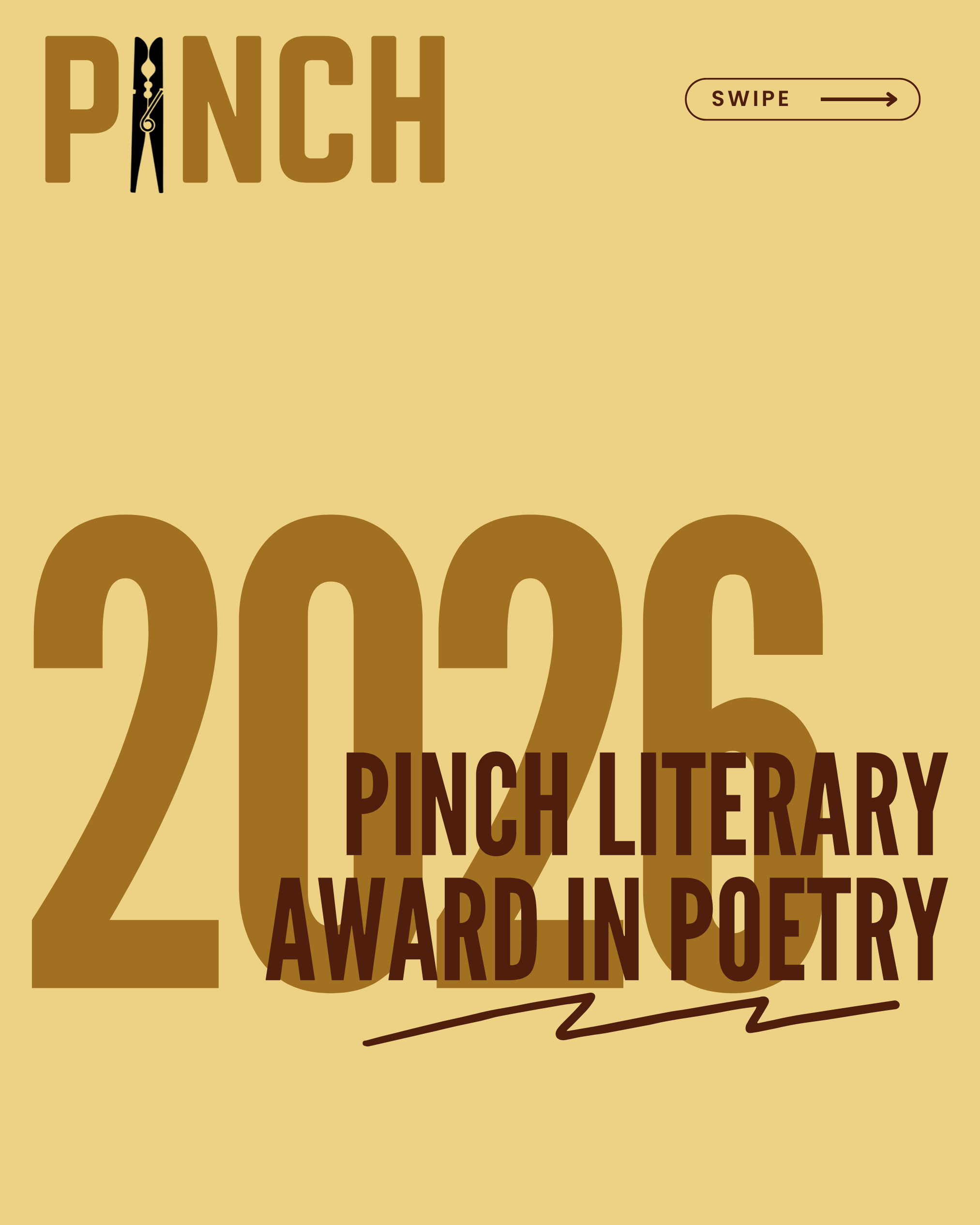2026 Pinch Literary Award Winners in Poetry