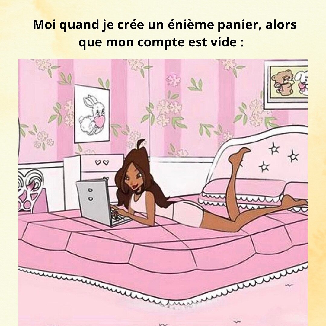 Qui &agrave; d&eacute;j&agrave; fait &ccedil;a ? 😂
Ce post est le signe que tu dois valider ton panier avant qu&rsquo;il ne soi trop tard 👀🎀