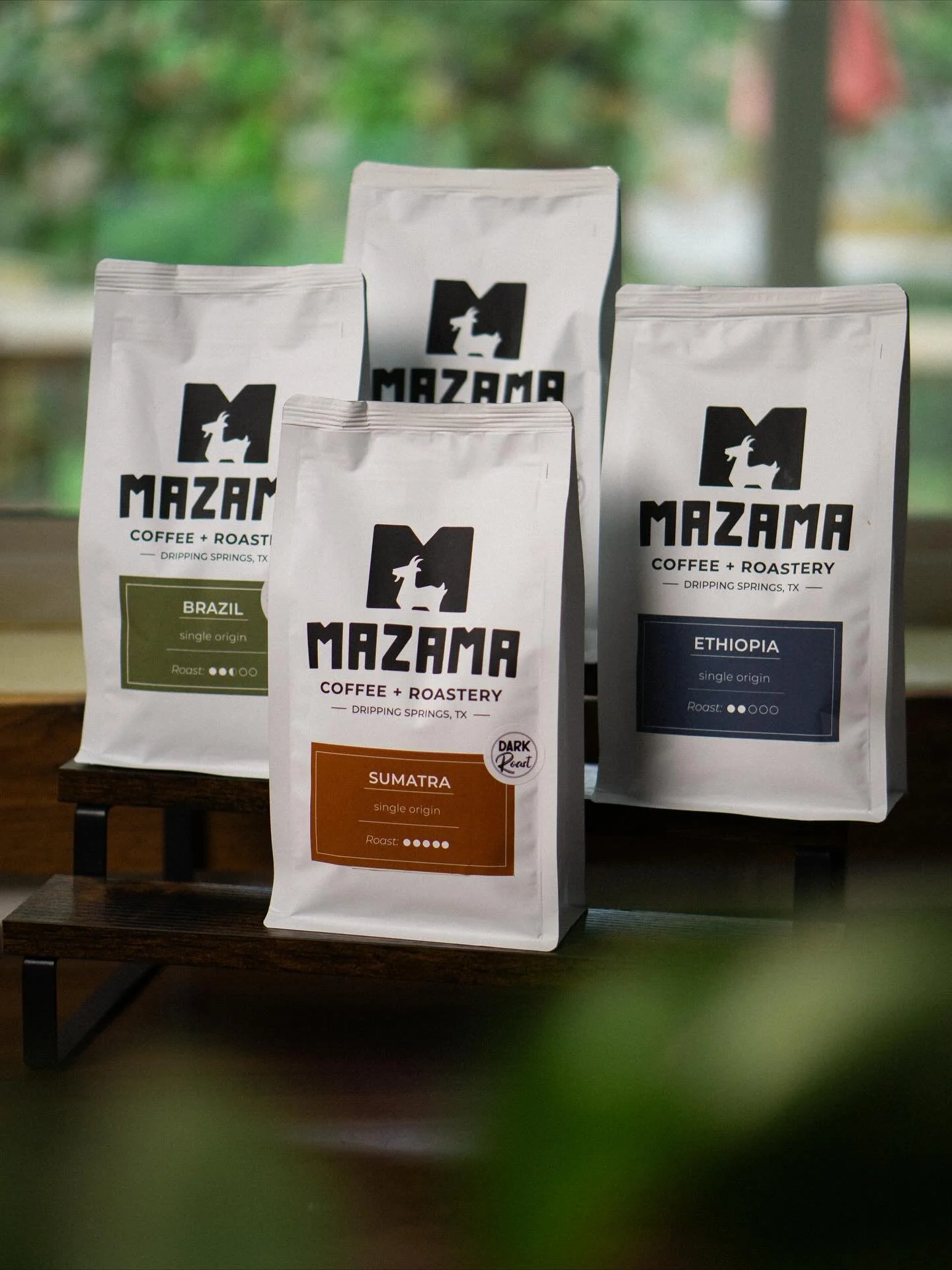Every bean starts green&mdash;Swipe to see the process ☕️

#mazamacoffee #localcoffee #drippingspringstx #texascoffee