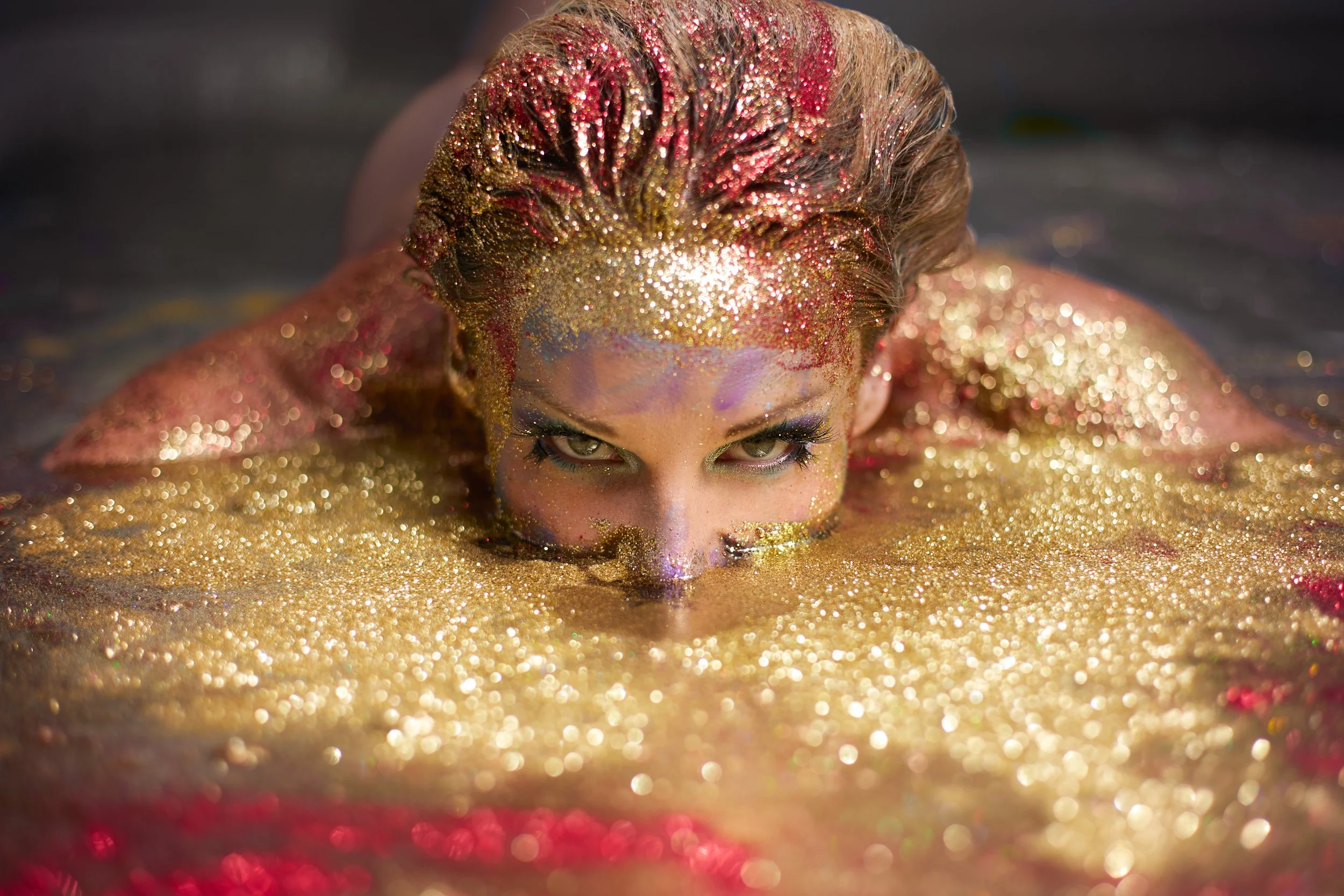 Glitter Bath Photo shoot