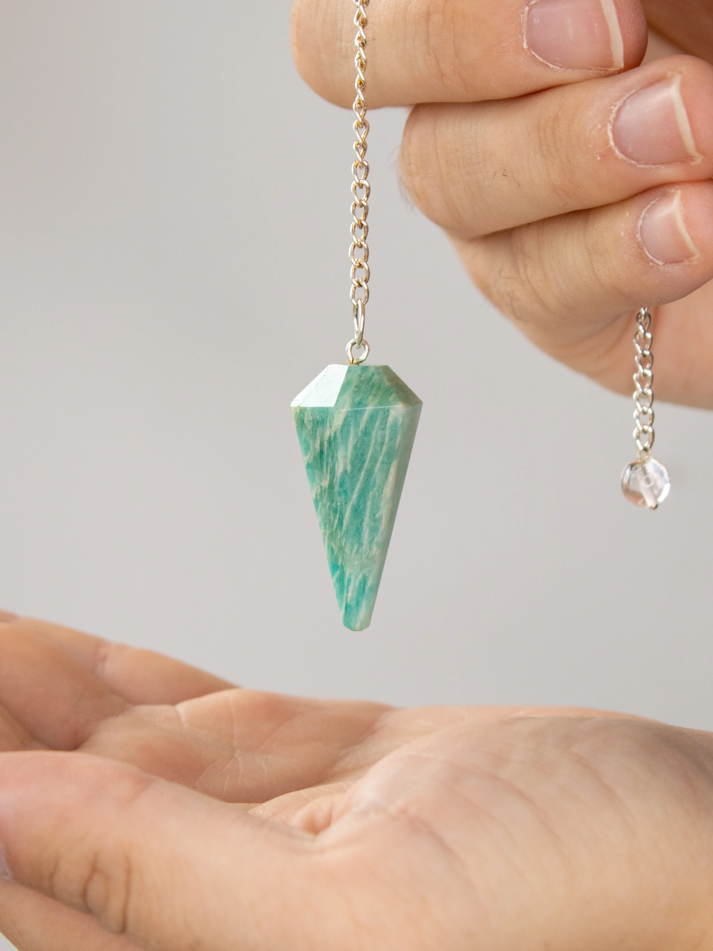 Pendule Amazonite - Hexagonal