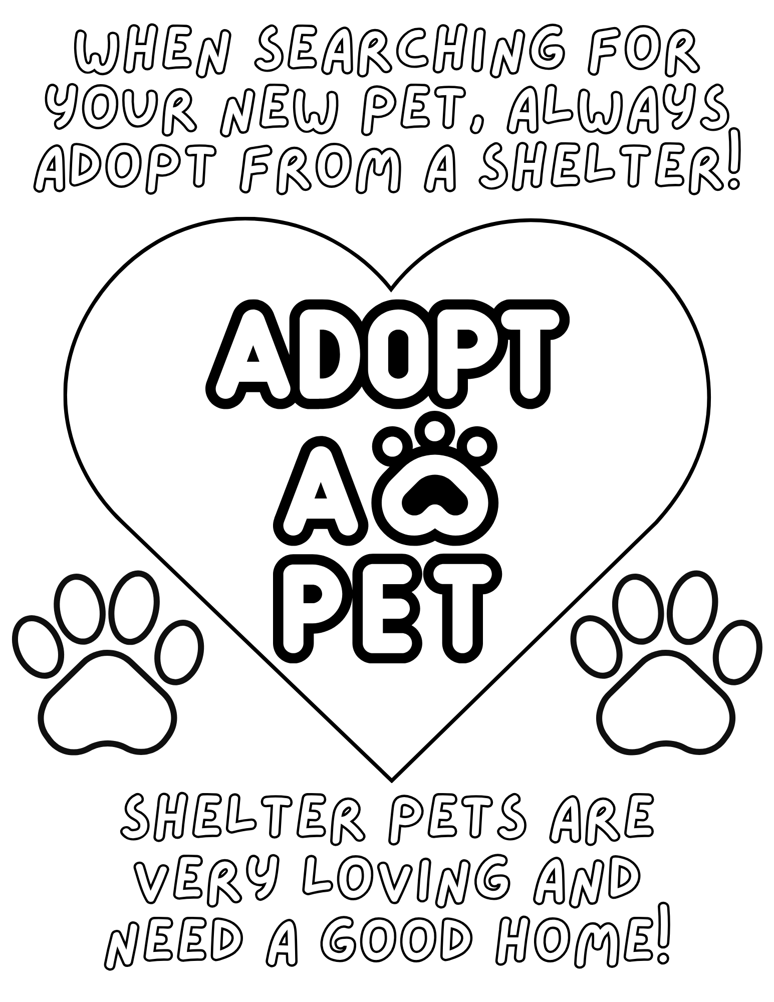 Cruelty Prevention Coloring Book — Ruger's Rescues
