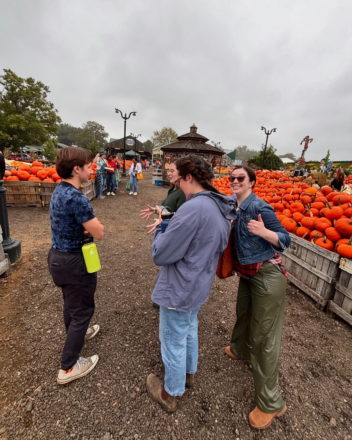 my people and i went to linvilla today and it healed me 🍂🍎🎃