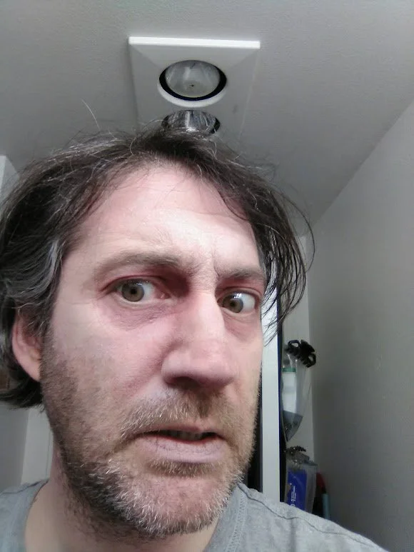 The "Larry" makeup, stage 2